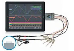 Oscium’s iMSO-204 and iMSO-204L are mixed-signal oscilloscopes designed specifically for the iPhone, iPad and iPod