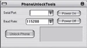 Основное диалоговое окно программы Phone Unlock Tools