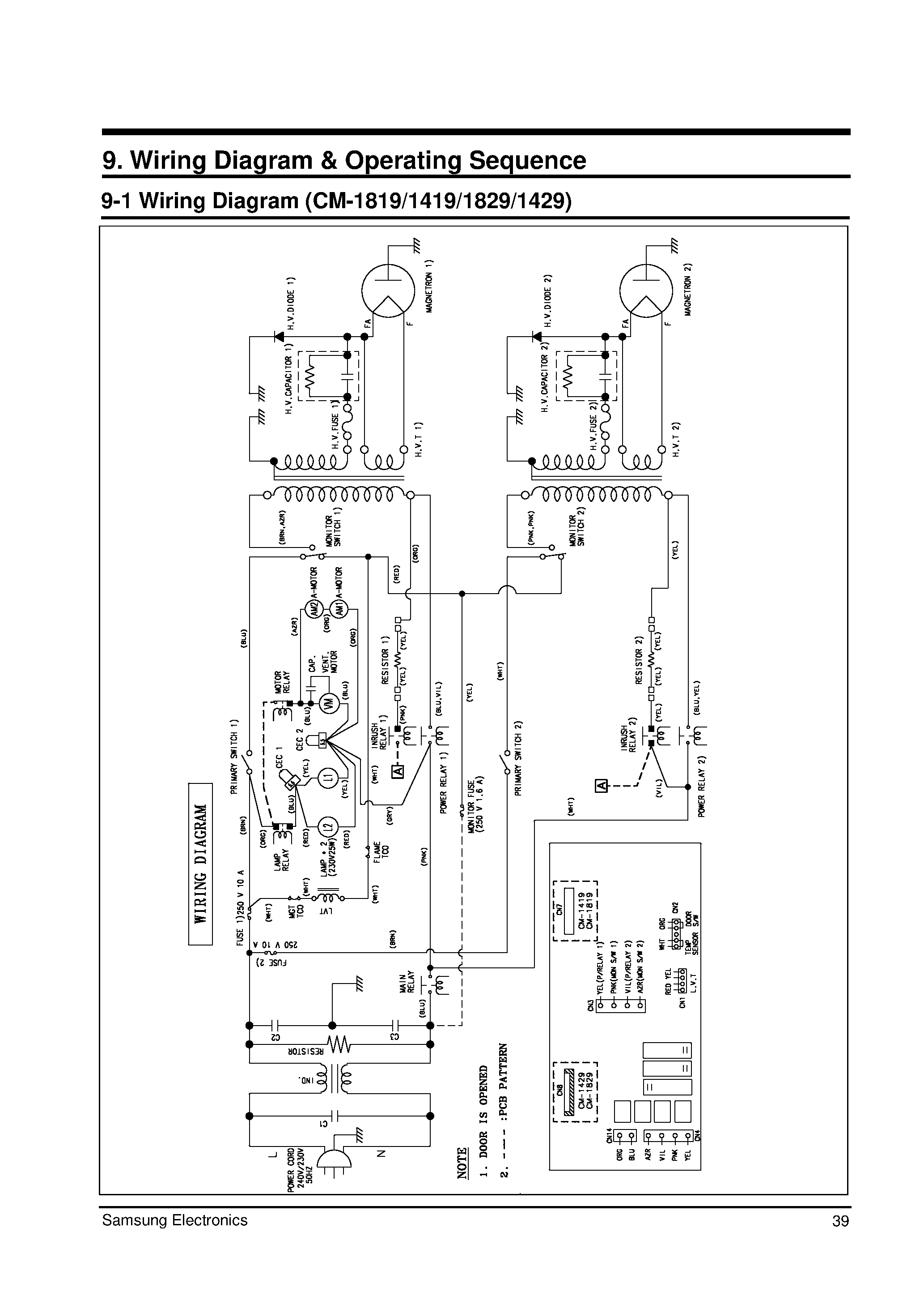 Datasheet CM1419 - 8-2 P.C.B Circuit Diagram page 2