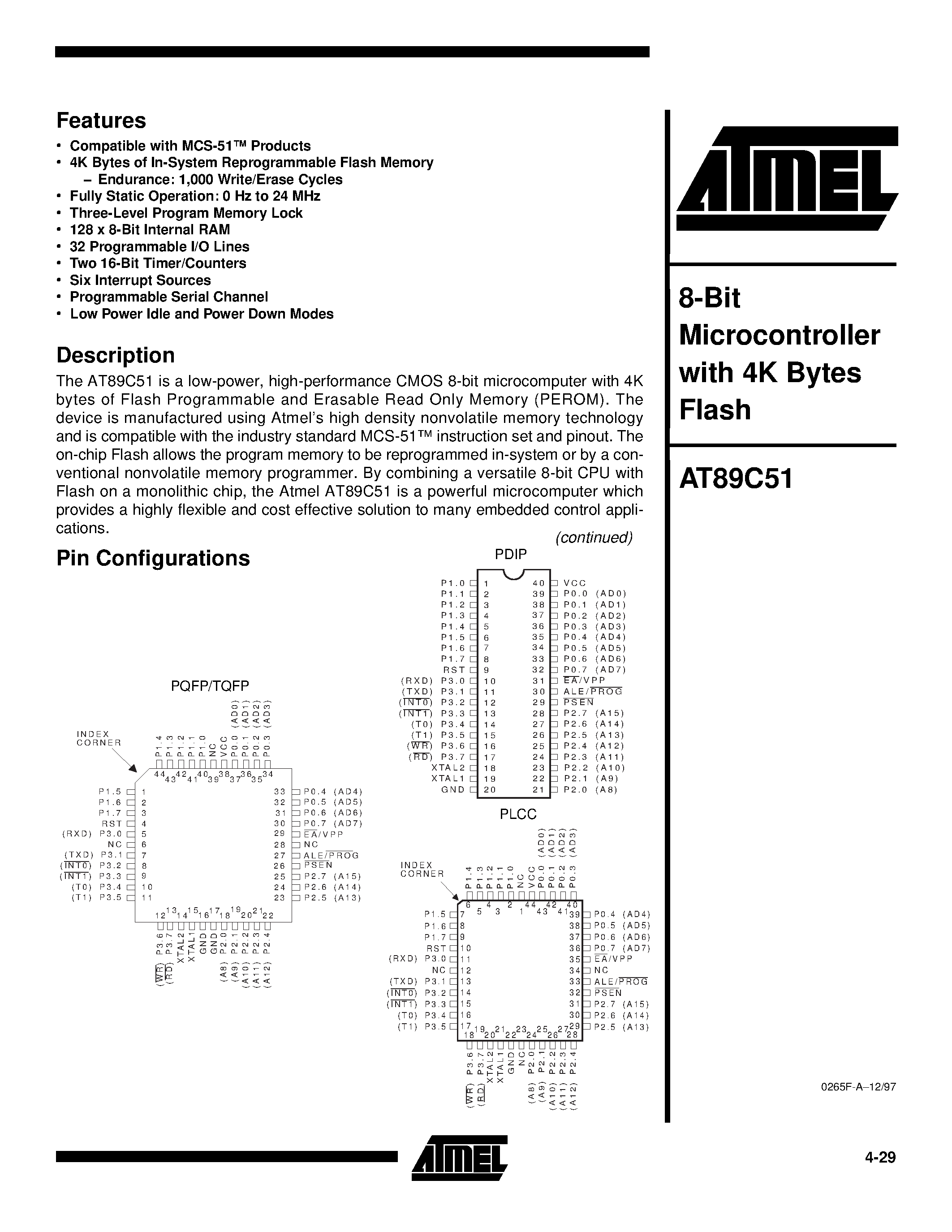 At89c51 24pi схема