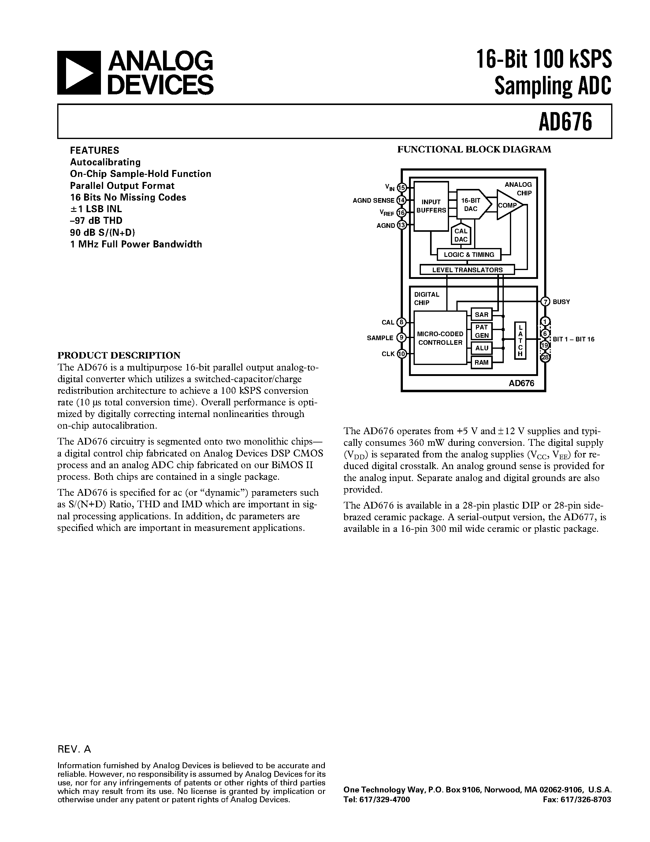 Устройство pdf. Микросхема jd16 аналоги. Ad676jd.