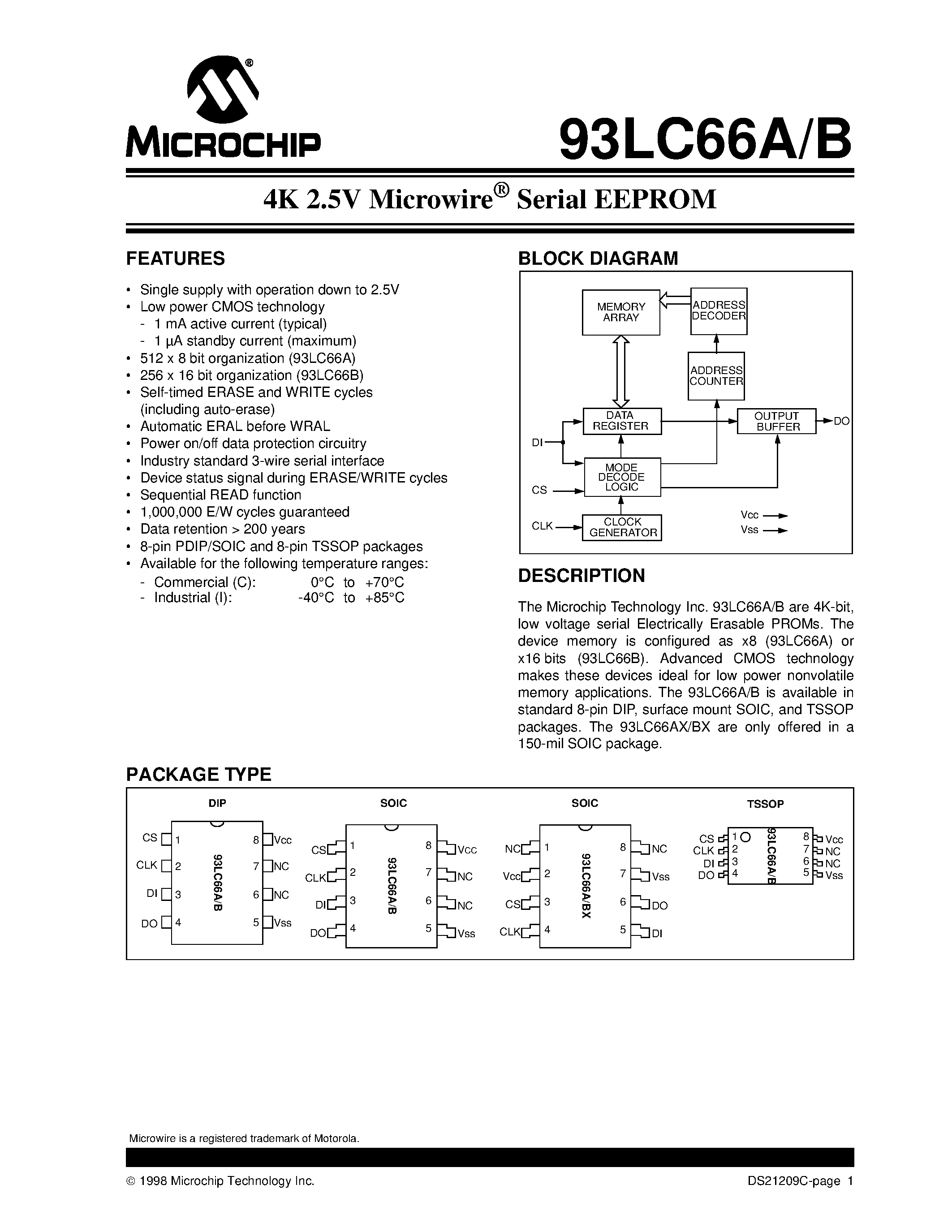 93lc46b схема подключения