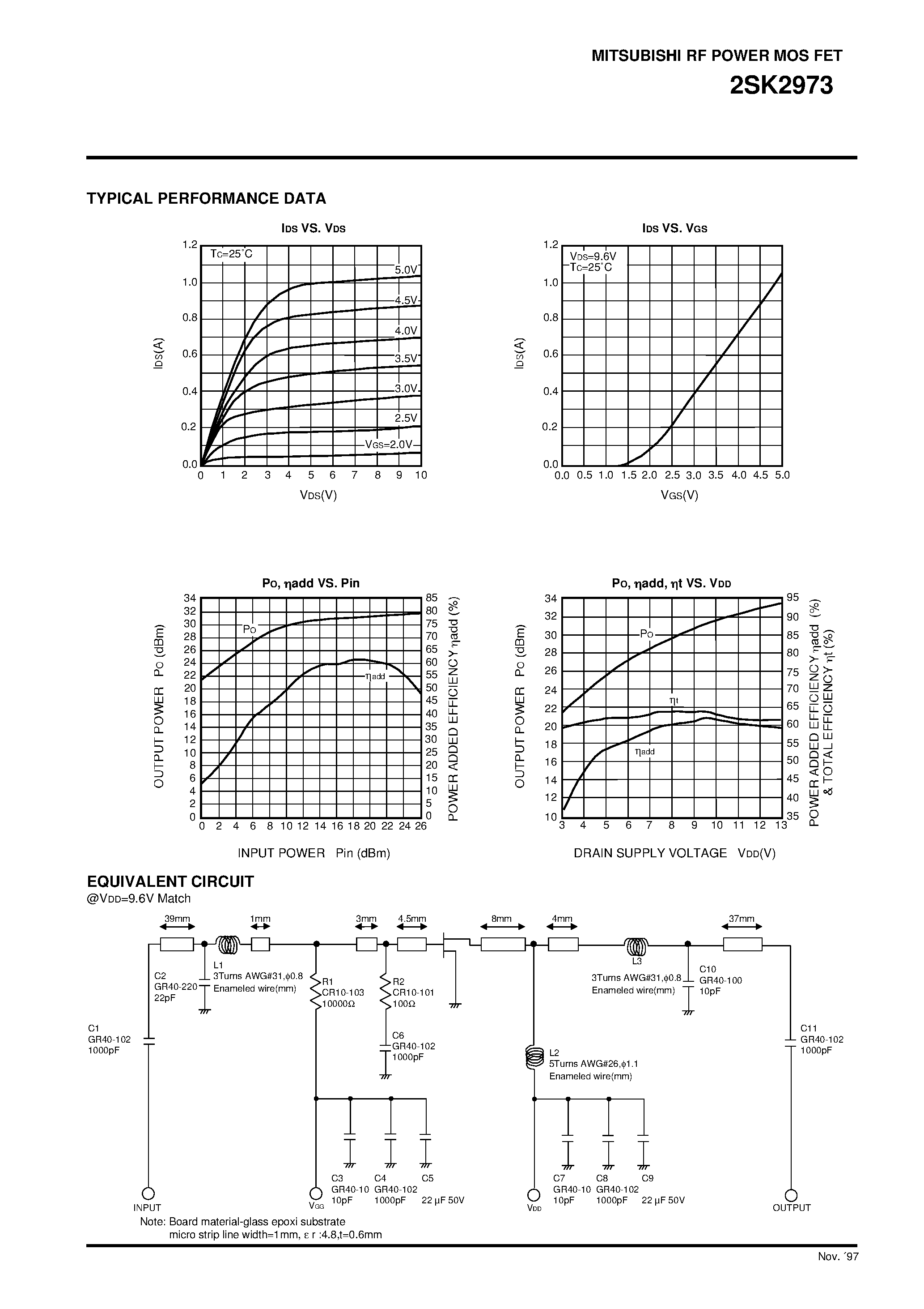 Datasheet 2SK2973 - RF POWER MOS FET(VHF/UHF power amplifiers) page 2