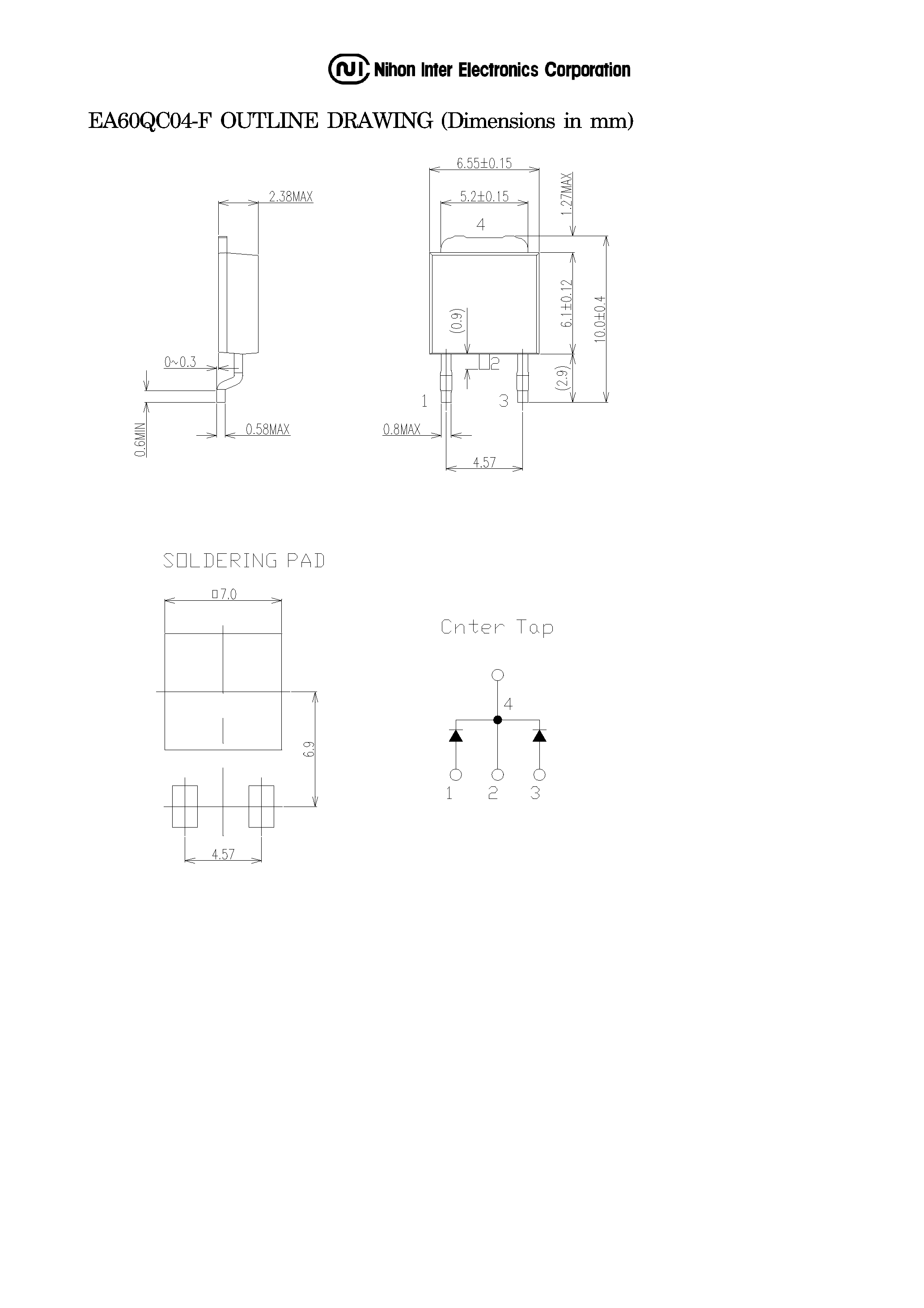 Даташит EA60QC04-F - SBD страница 2