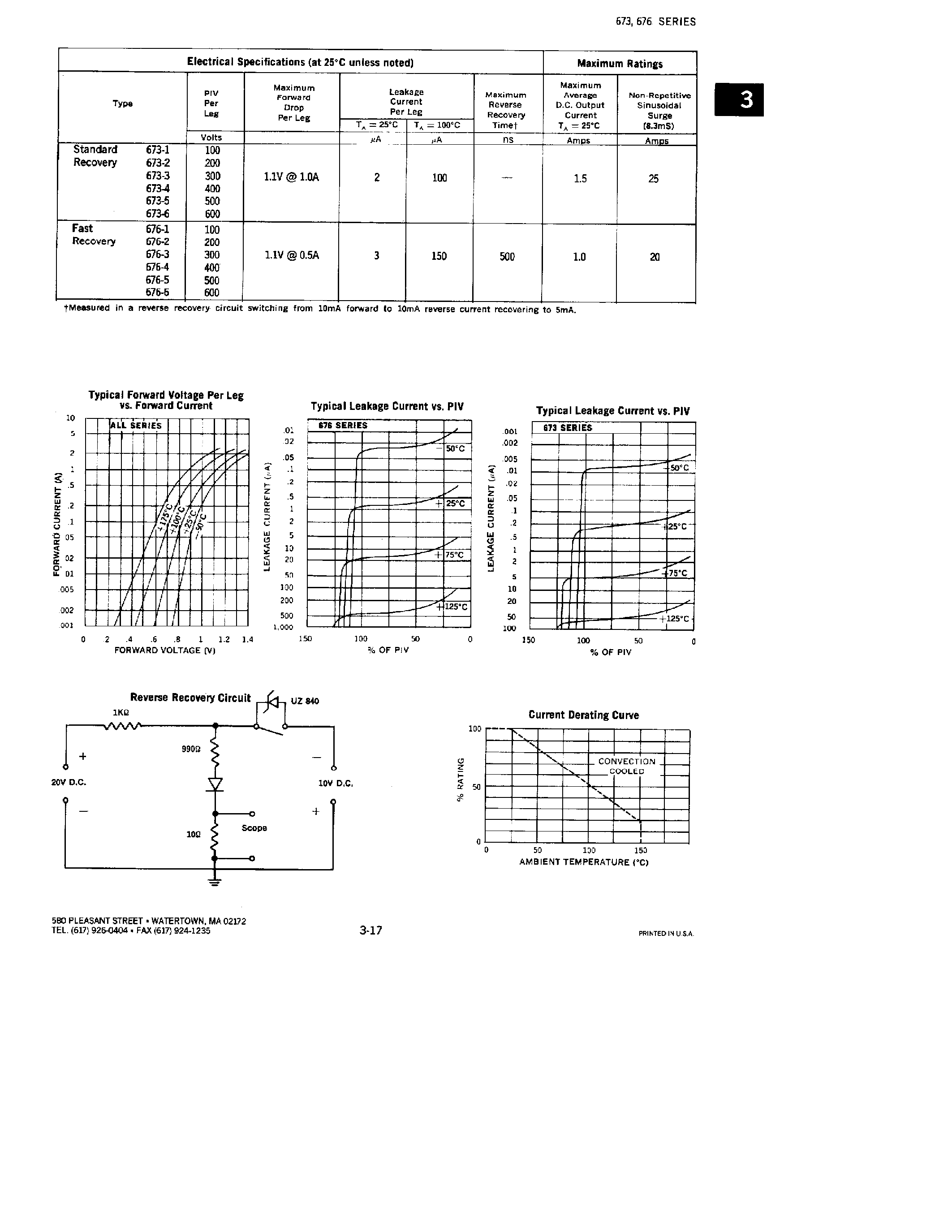 Даташит 673-4 - RECTIFIERS ASSEMBLIES страница 2