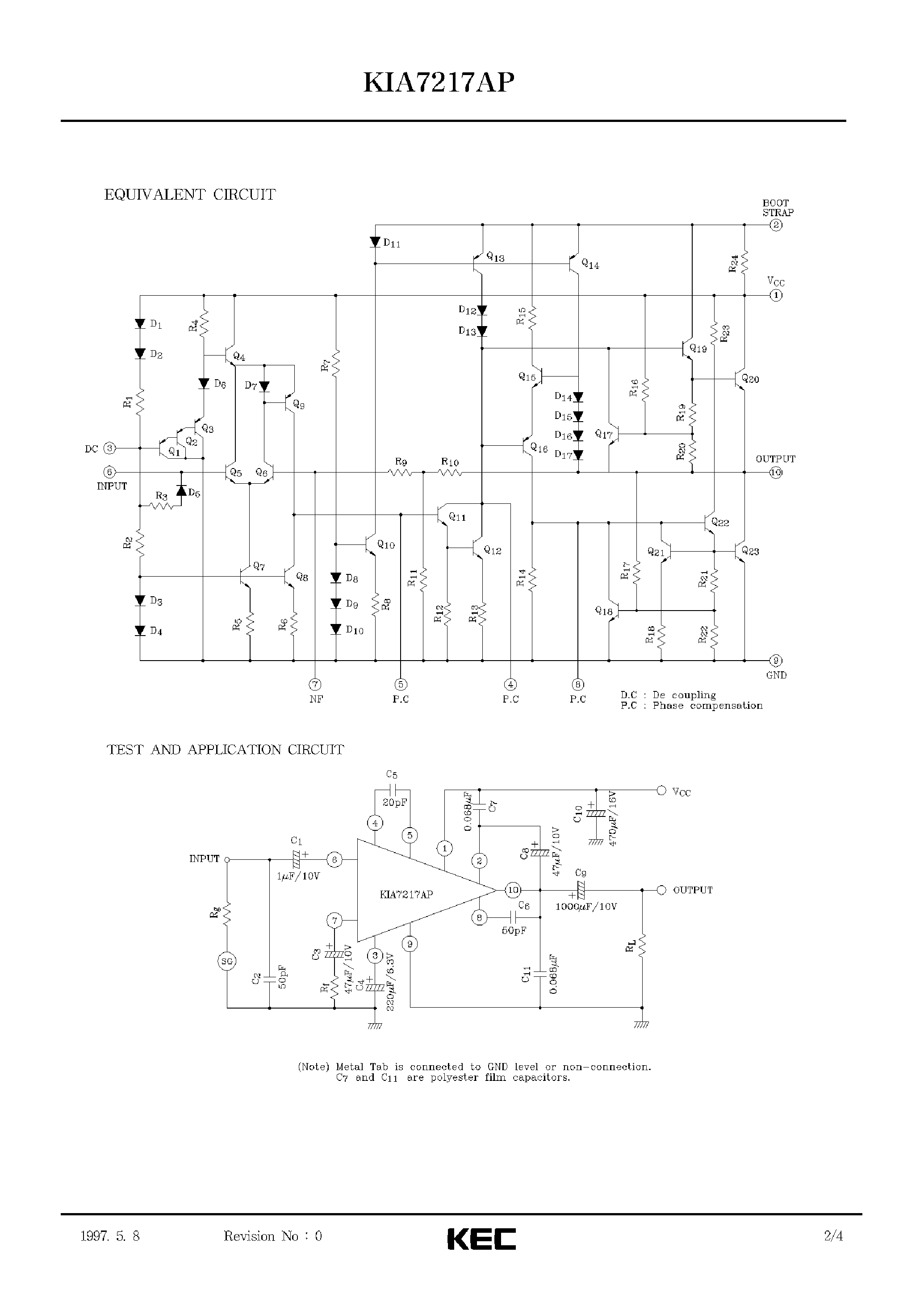 Kia7217ap схема включения