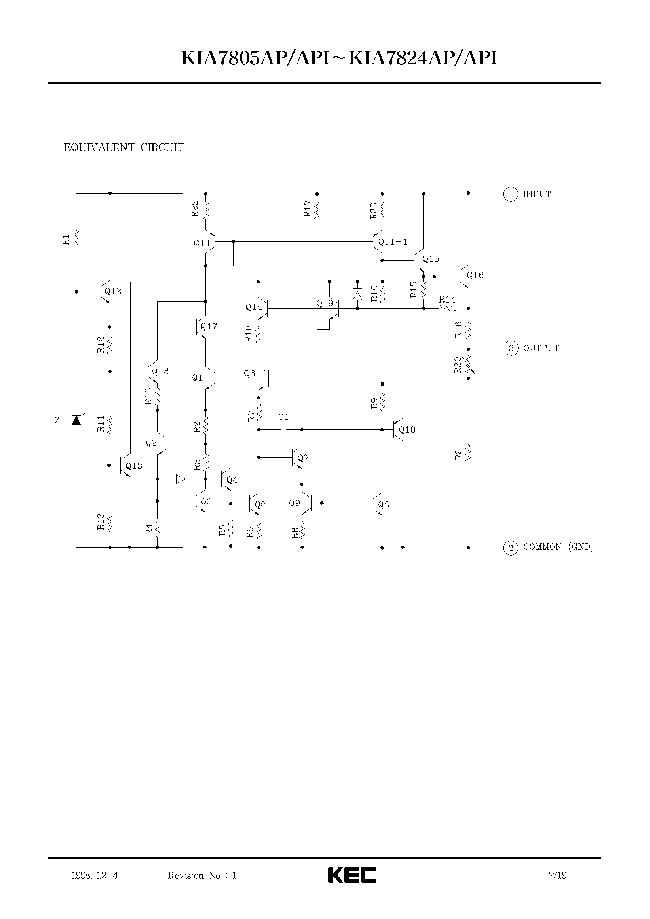 Даташит KIA7820AP - THREE TERMINAL POSITIVE VOLTAGE REGULATORS страница 2