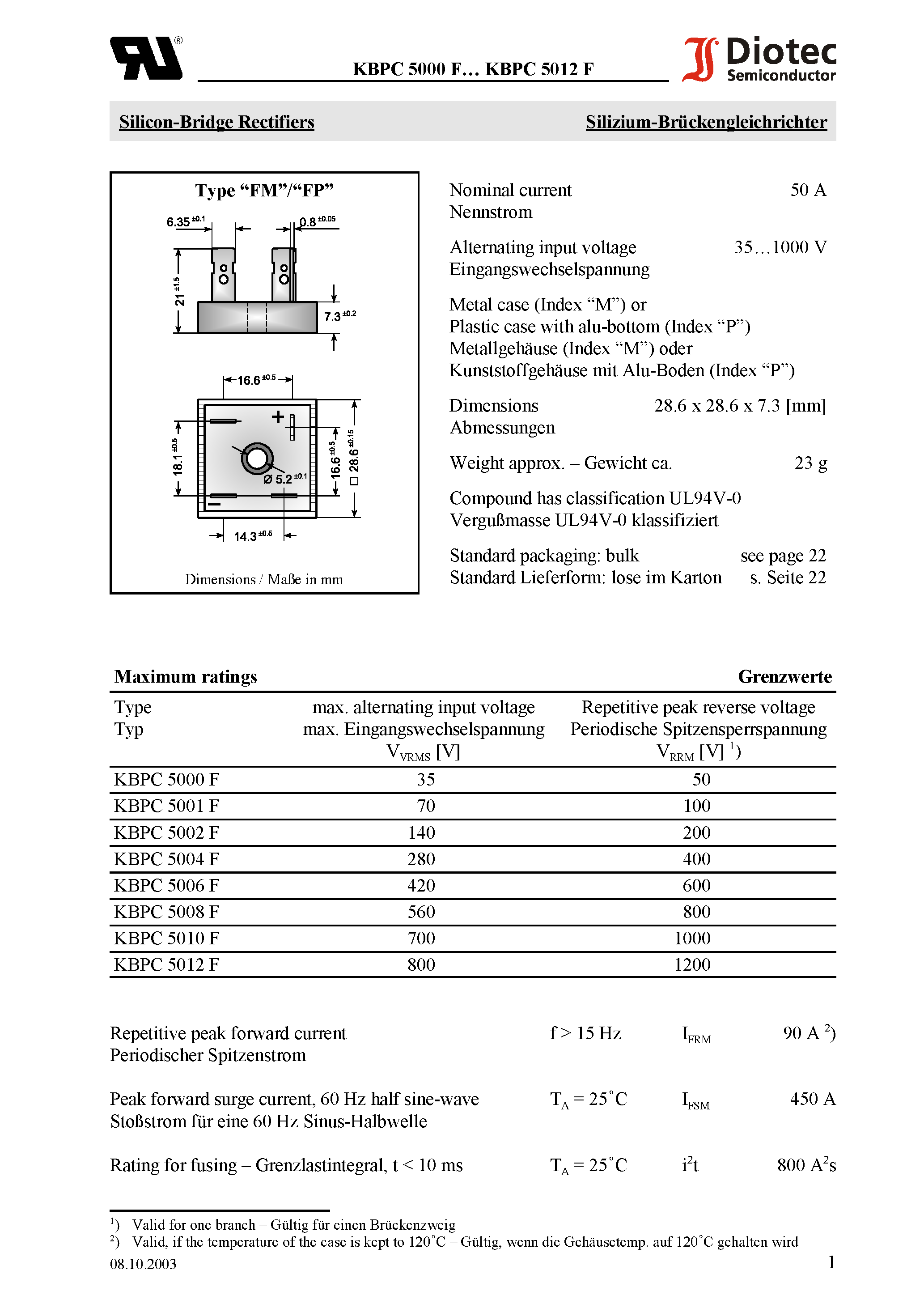 Схема подключения kbpc5010