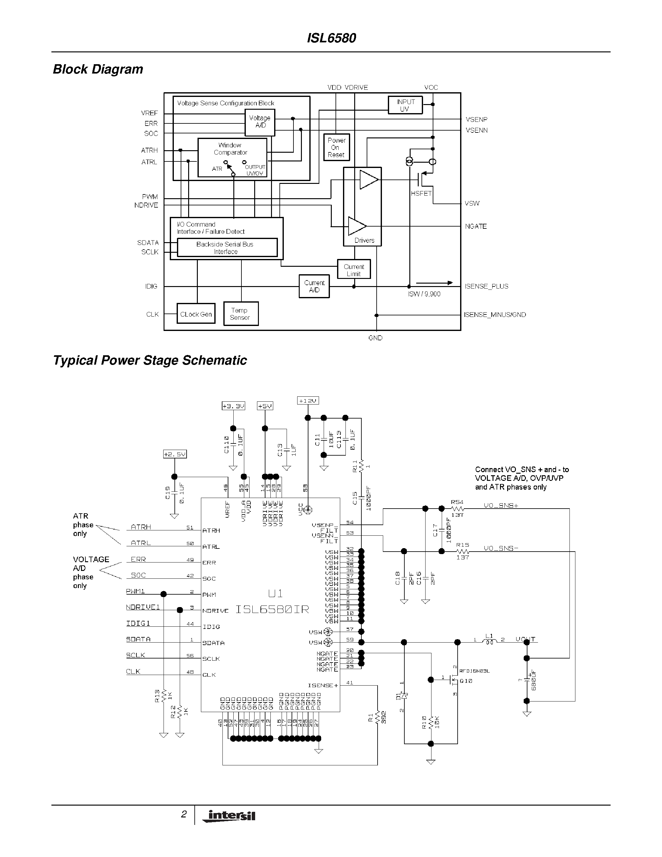 Datasheet ISL658090EVAL1 - Integrated Power Stage page 2