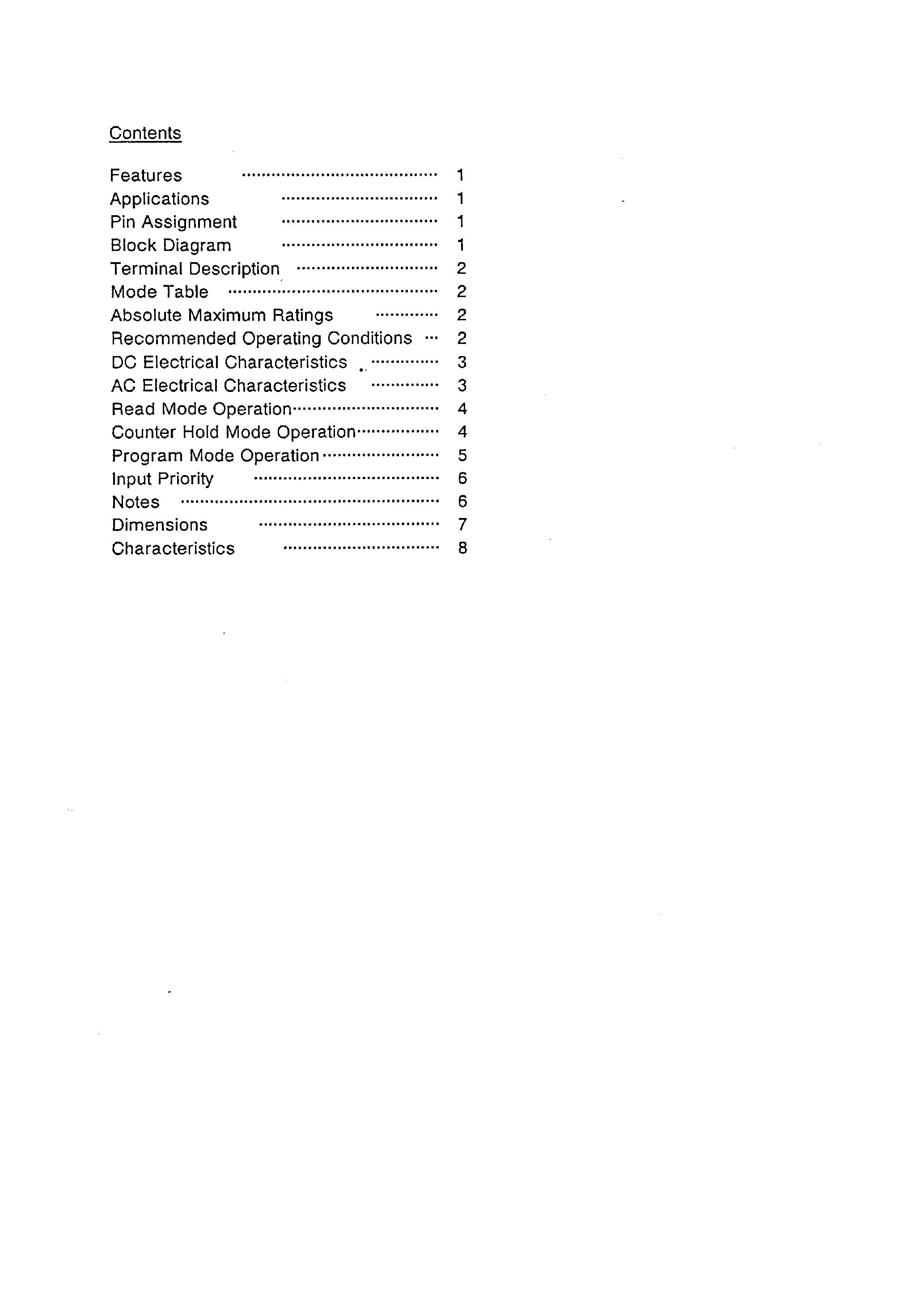 Datasheet S-2100R - 64-bit FUSE ROM page 1