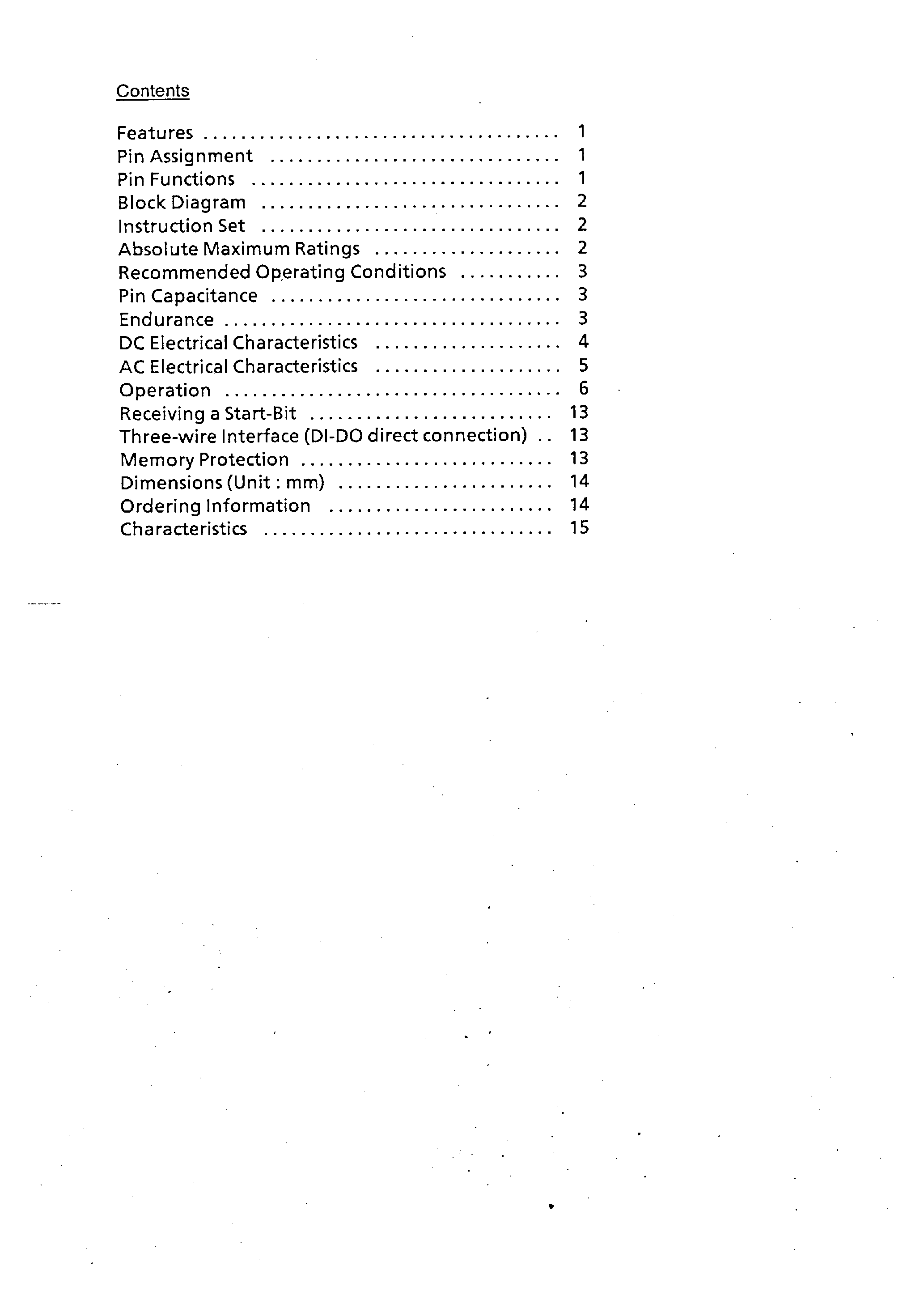 Datasheet S-29221ADP - CMOS SERIAL EEPROM page 1