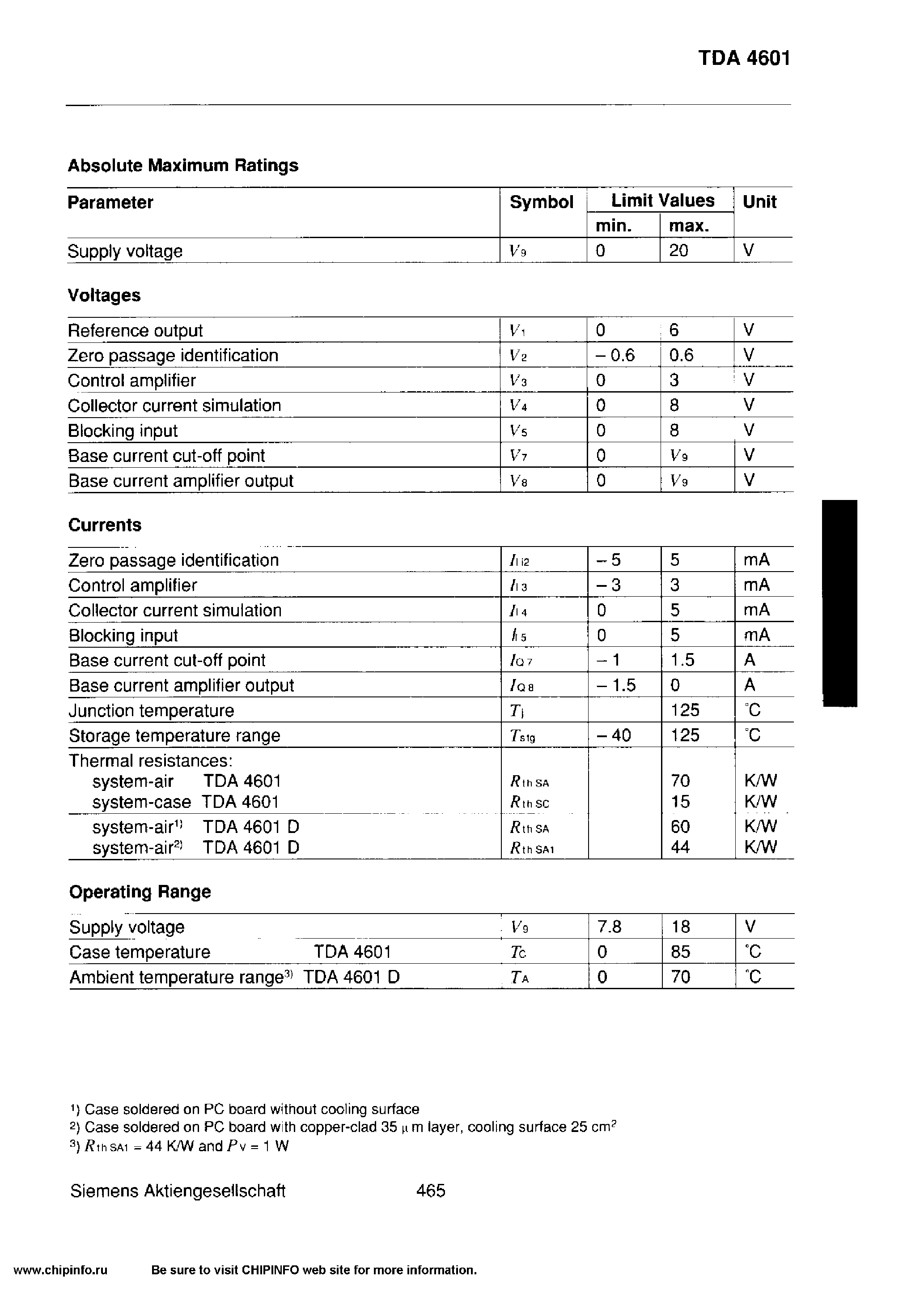 Datasheet TDA4601-D - Control ICs for Switched-Mode Power Supplies page 2