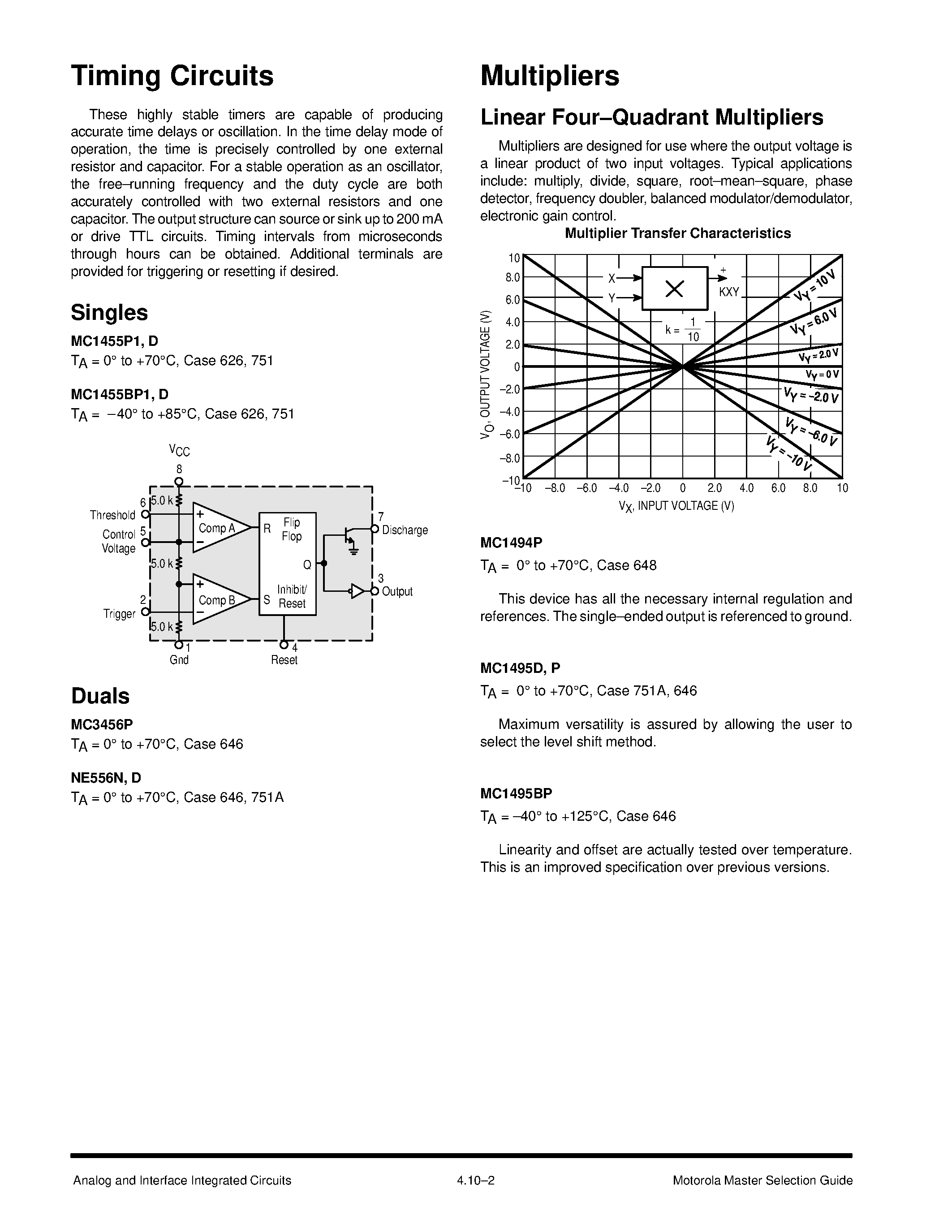 Datasheet MC14470P - Ionization Smoke Detector with I/O For Line-Powered Applications page 2