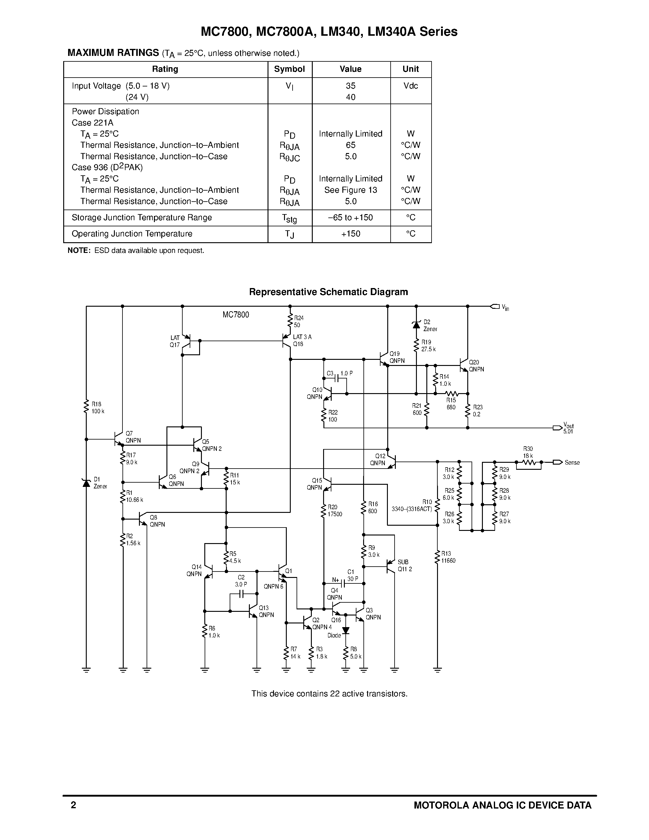 Datasheet MC7812AC - THREE TERMINAL POSITIVE FIXED VOLTAGE REGULATORS page 2