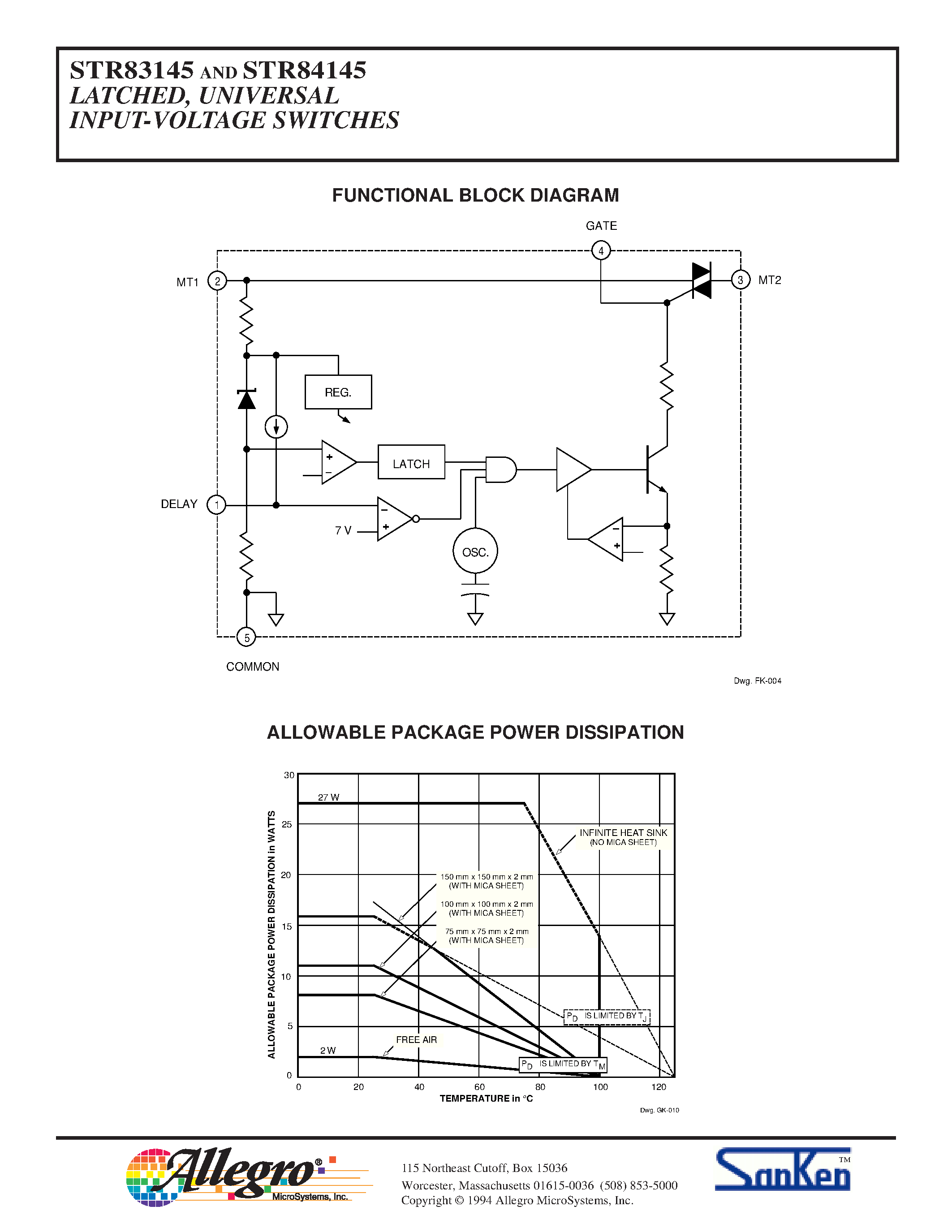 Str6656 datasheet схема включения