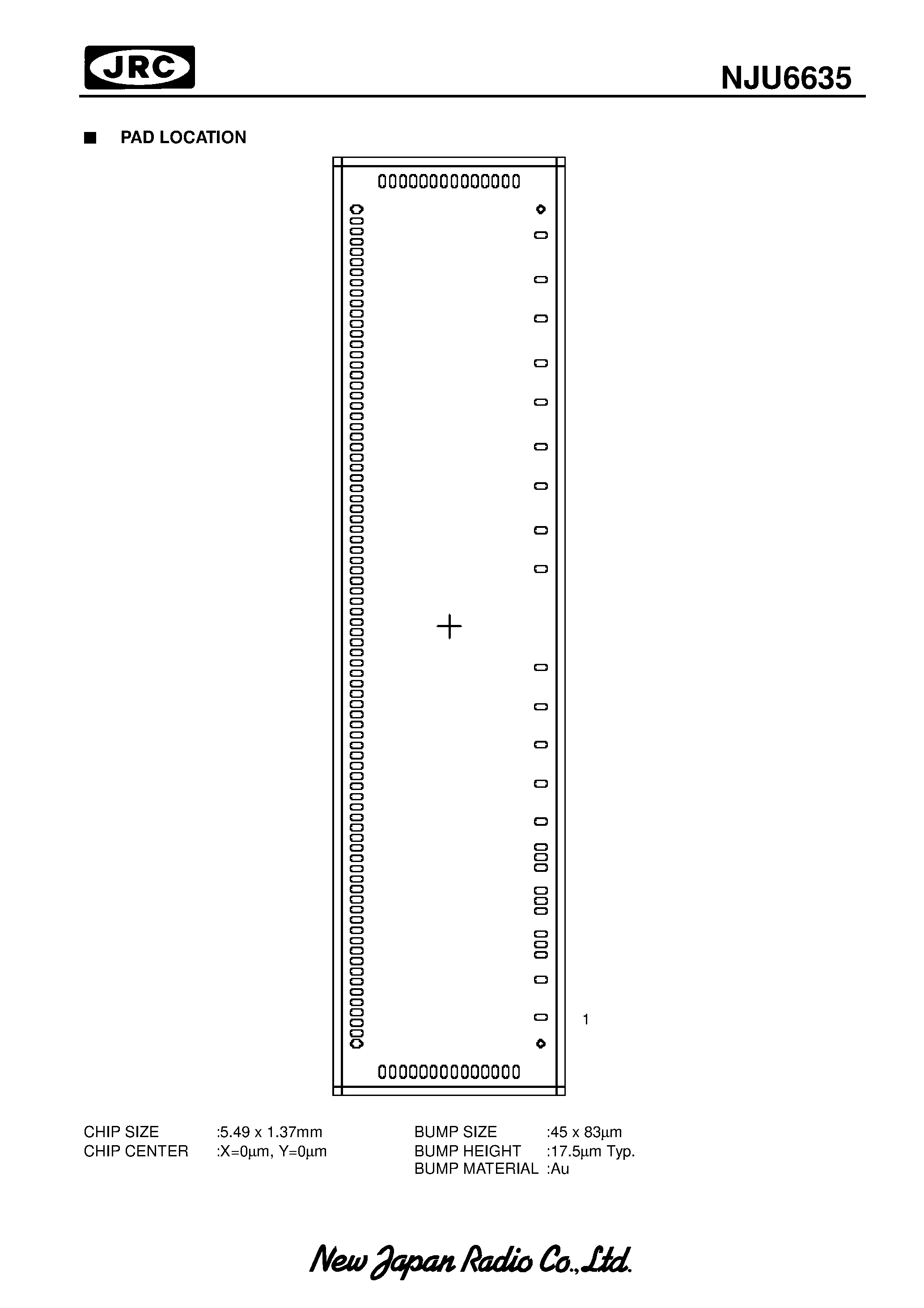 Даташит NJU6635 - 16-CHARACTER 2-LINE DOT MATRIX LCD CONTROLLER DRIVER страница 2