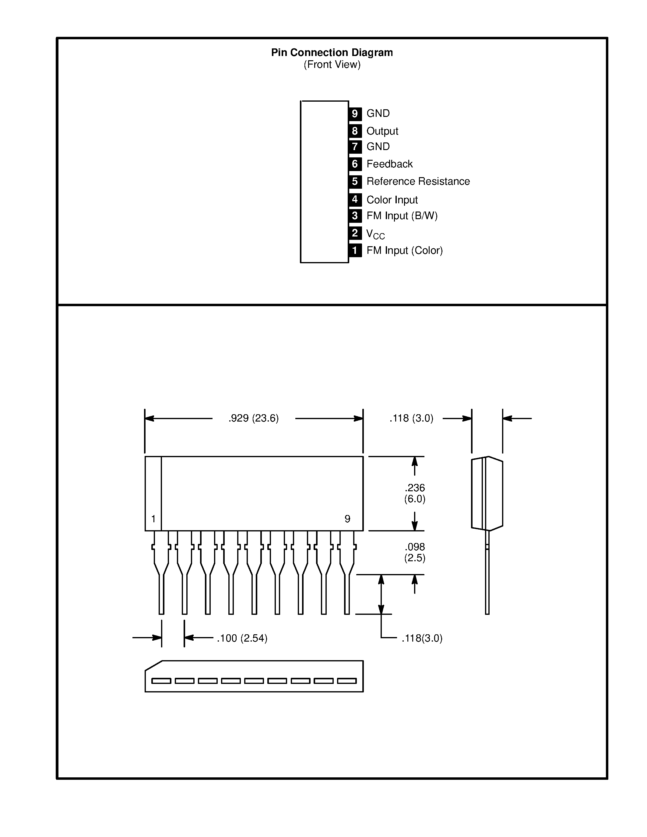 Даташит NTE1711 - Integrated Circuit 2 Head Recording Amp for VCR страница 2