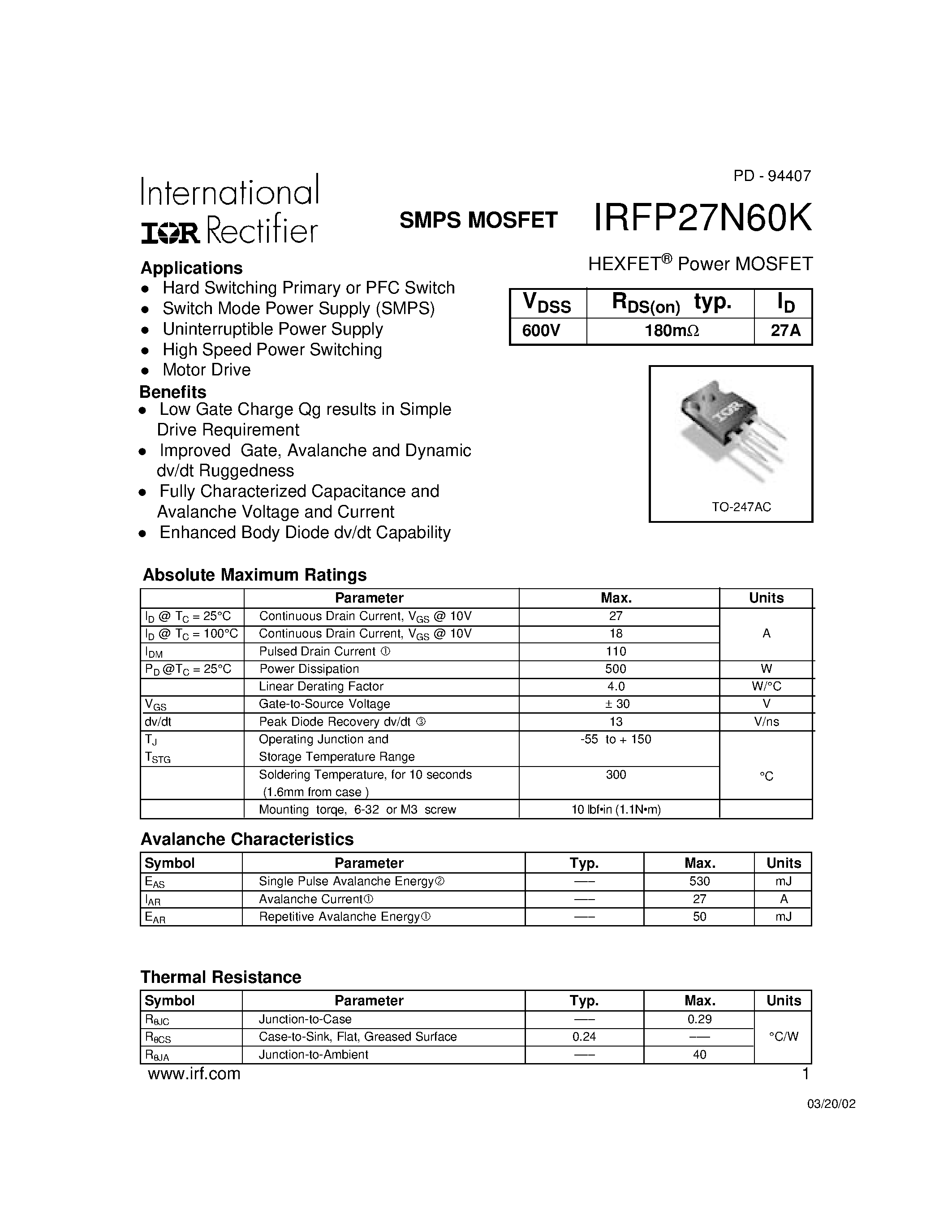 Irfp360 схема включения