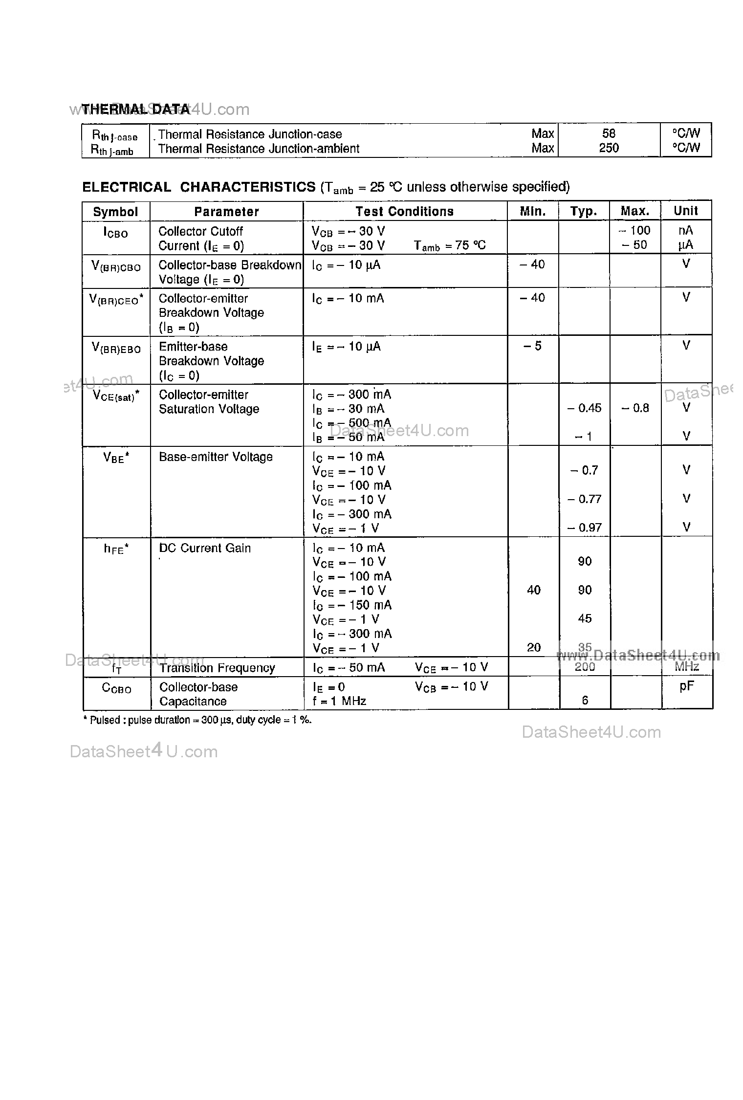 Datasheet BC139 - AUDIO OUTPUT AMPLIFIER page 2