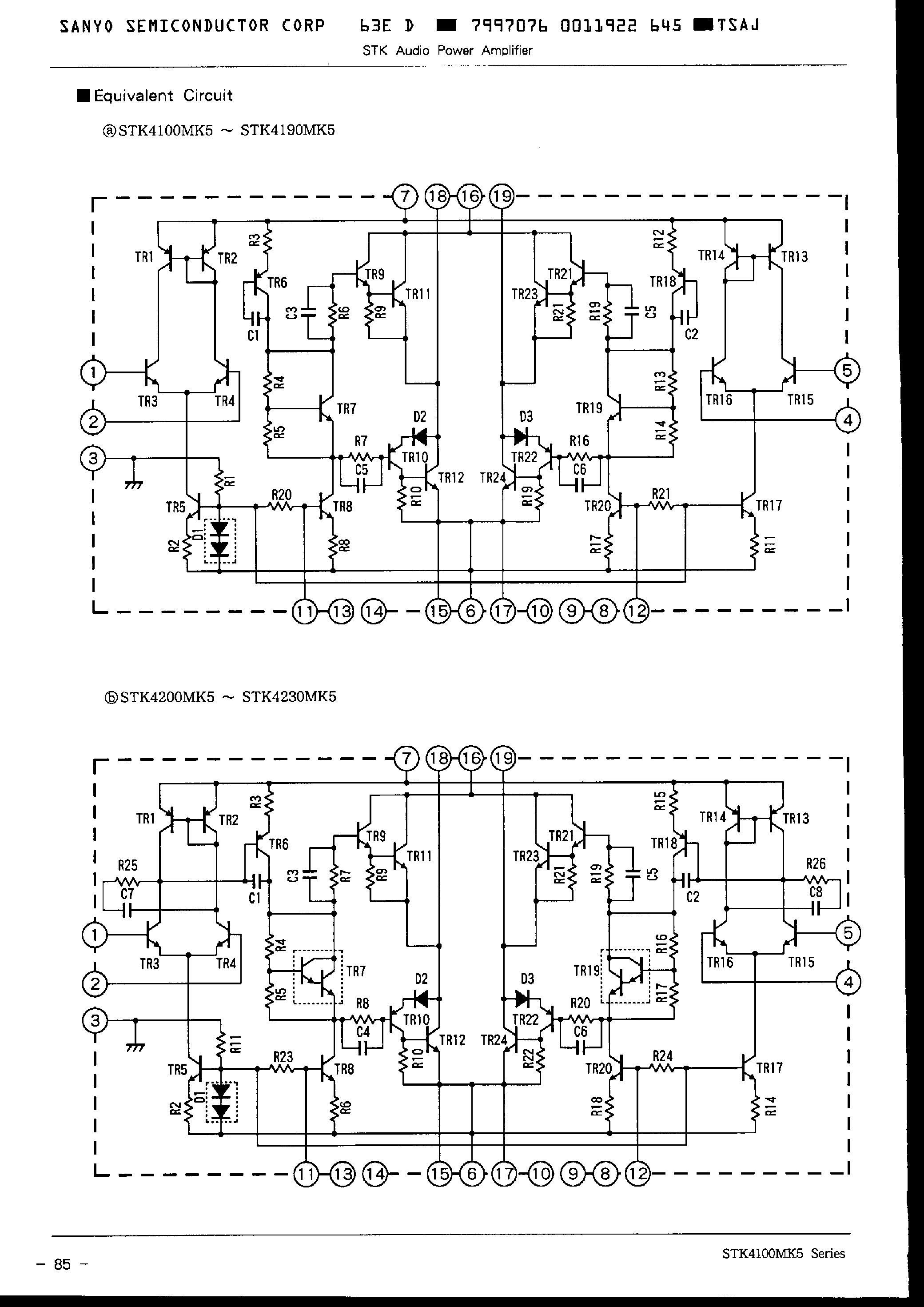 Datasheet STK4170MK5 - STK Audio Power Amplifier page 2