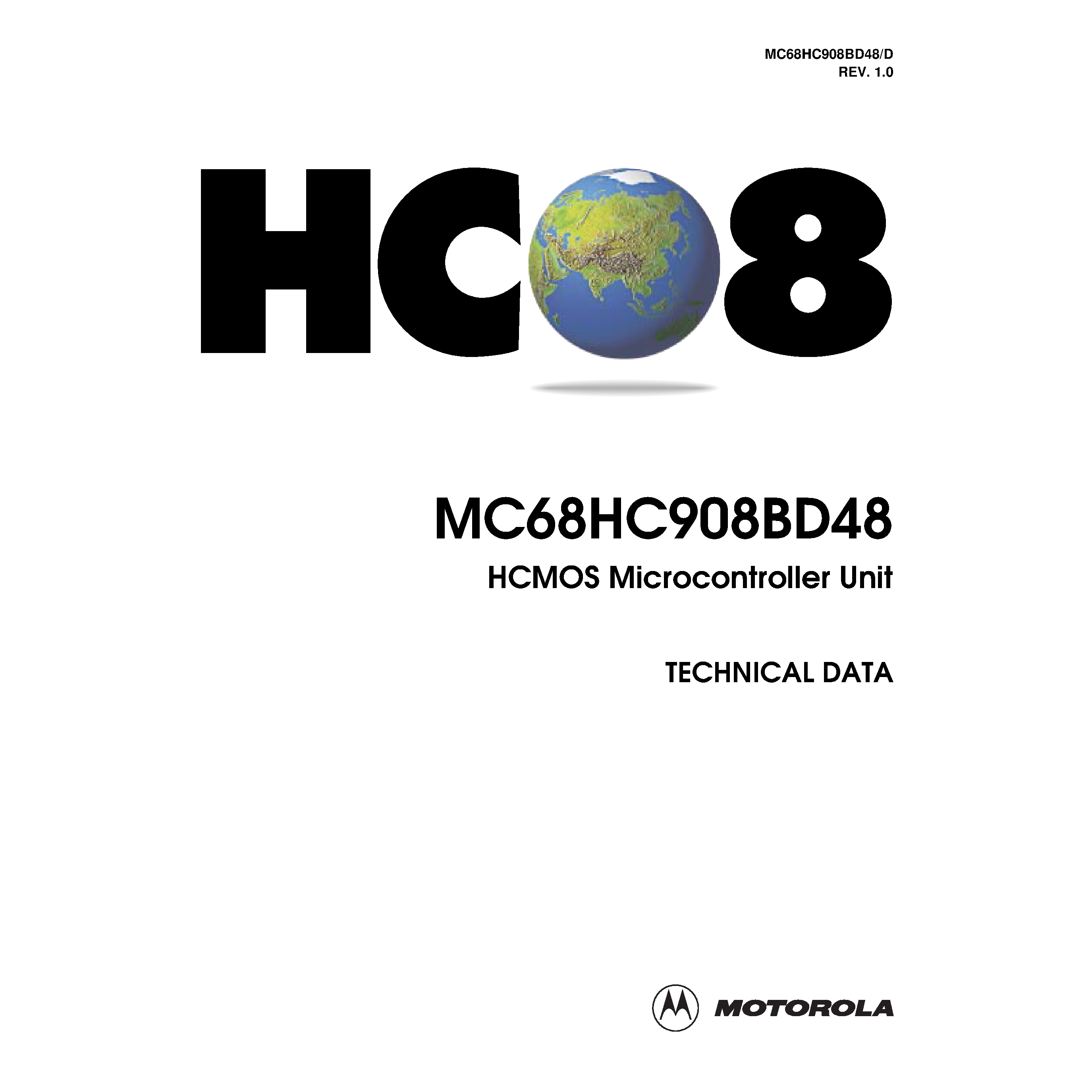 Даташит MC68HC908BD48 - To provide the most up-to-date information страница 1