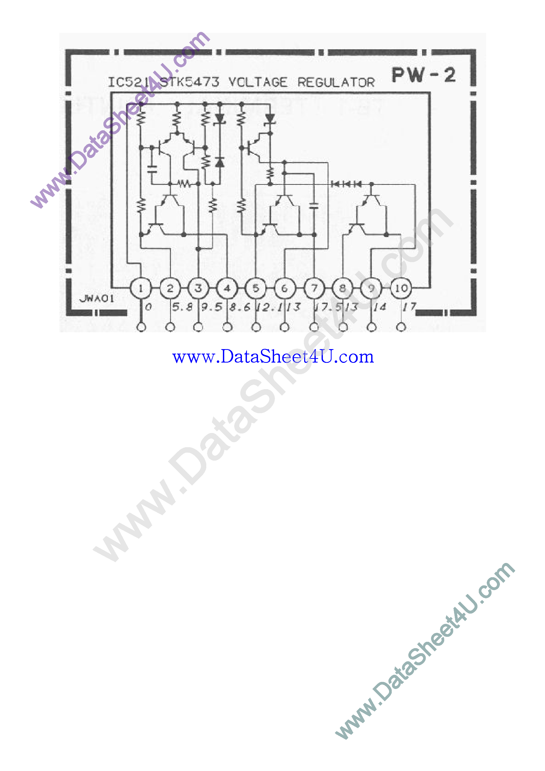 Даташит STK5473 - STK5473 Voltage Regulator страница 1