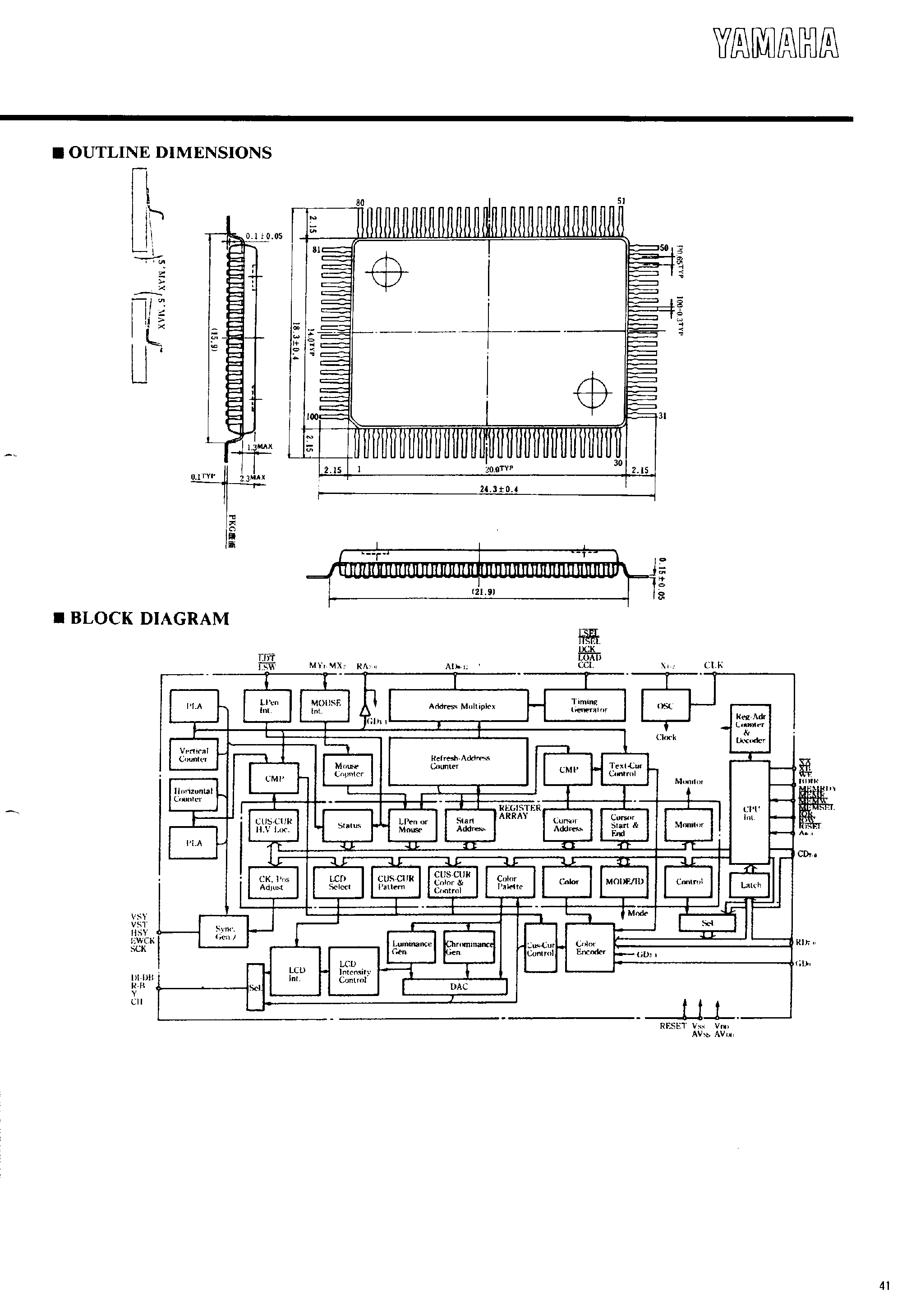 Даташит V6355D-H - LCD / CRT Display Controller страница 2