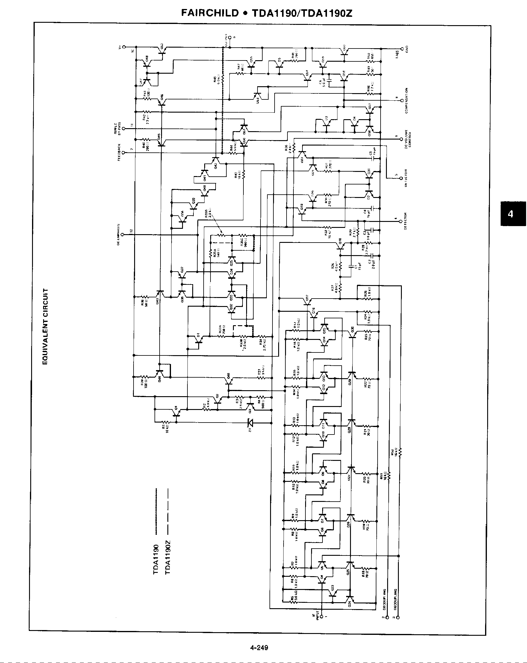 Datasheet TDA1190 - TV Sound System page 2