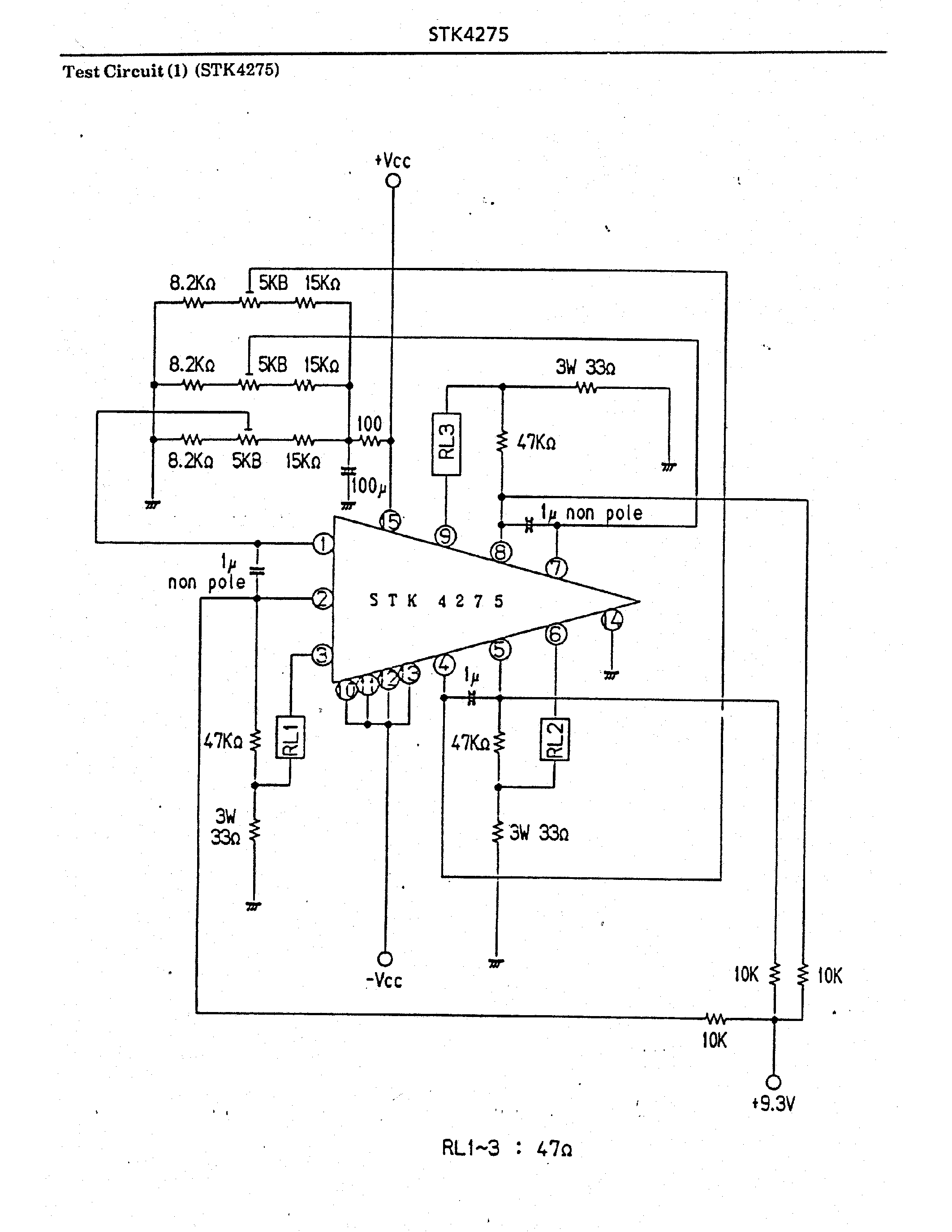 Datasheet STK4275 - FOCUS OUTPUT POWER AMP page 2