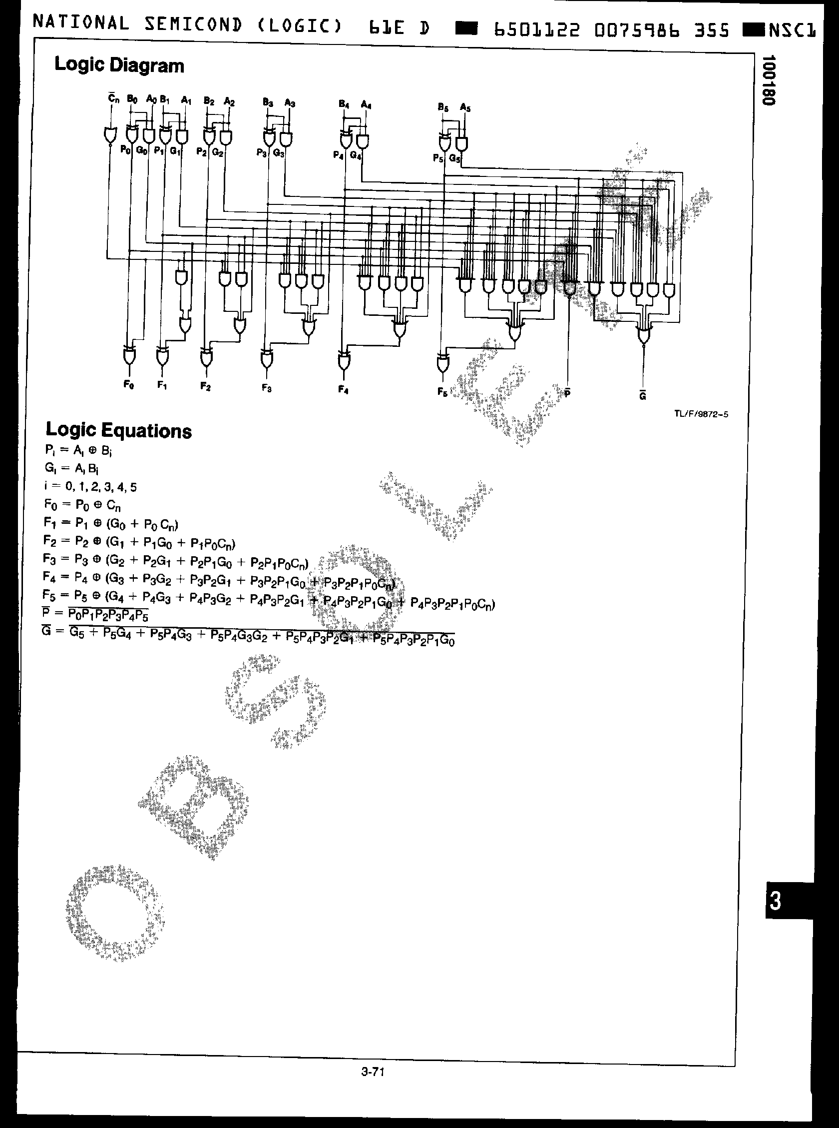 Datasheet 100180 - High Speed 6 Bit Adder page 2