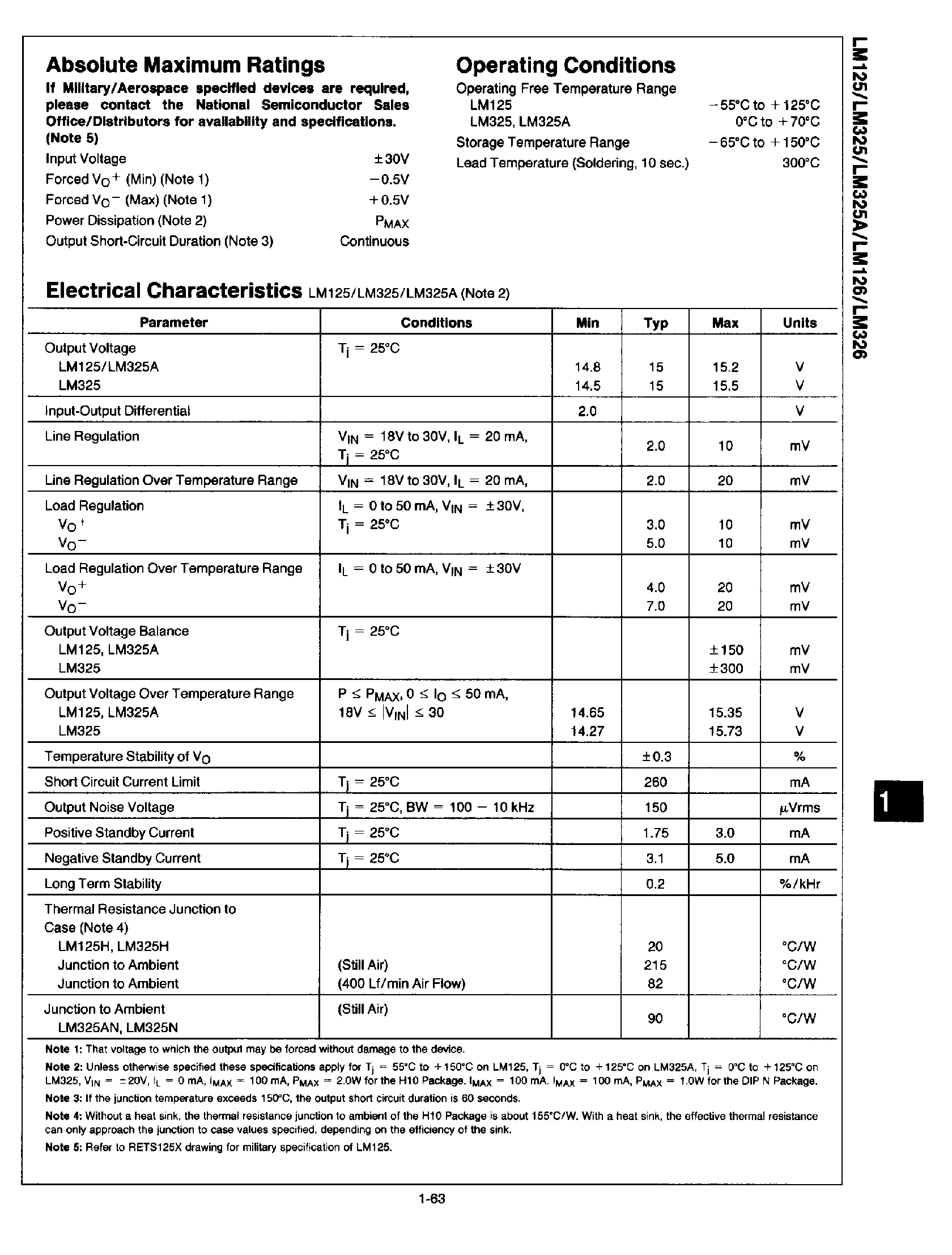 Datasheet LM326 - Voltage Regulators page 2