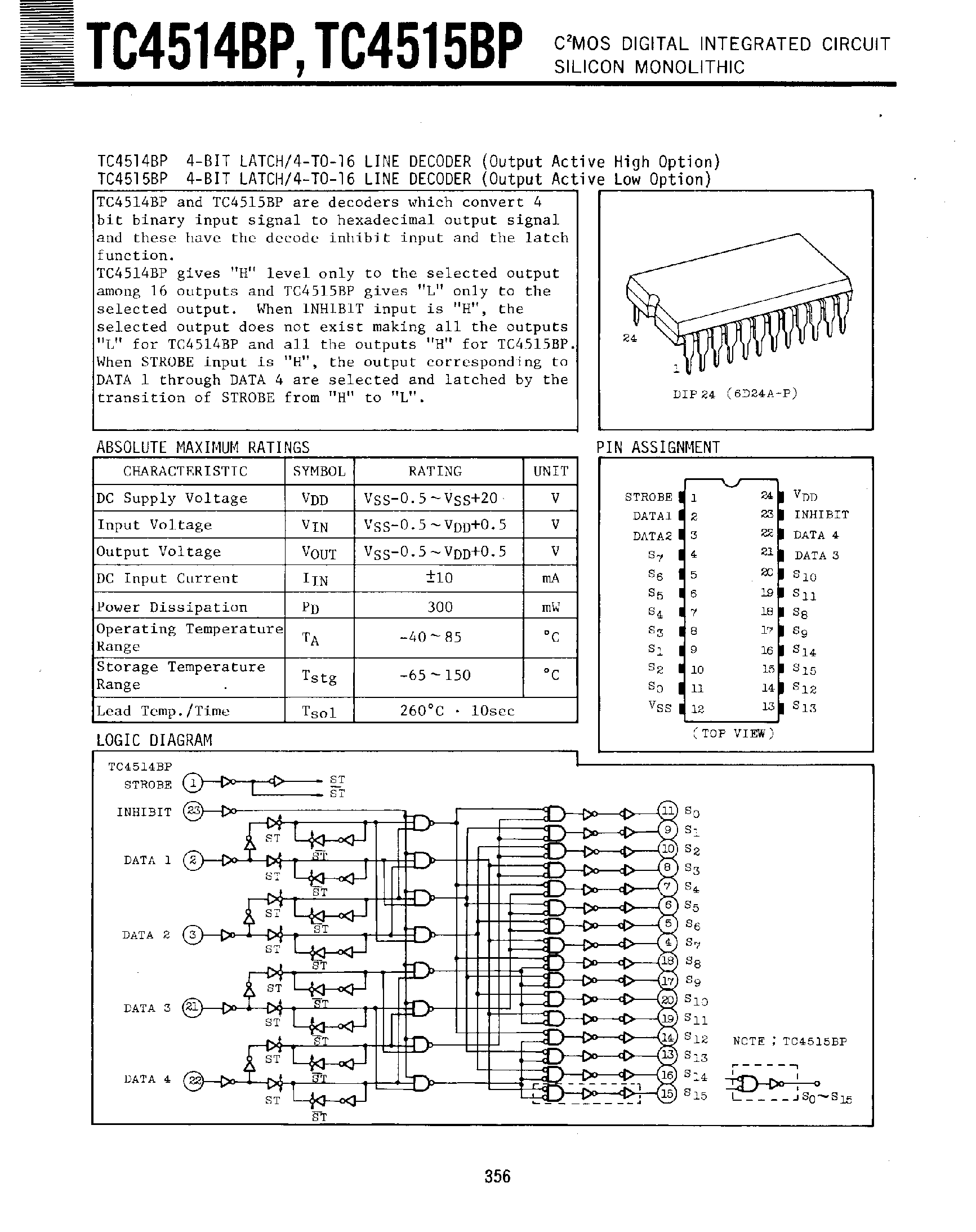 Bp pdf. 4514 Datasheet. 4514v Datasheet. Даташит 4515. D4514 характеристики.