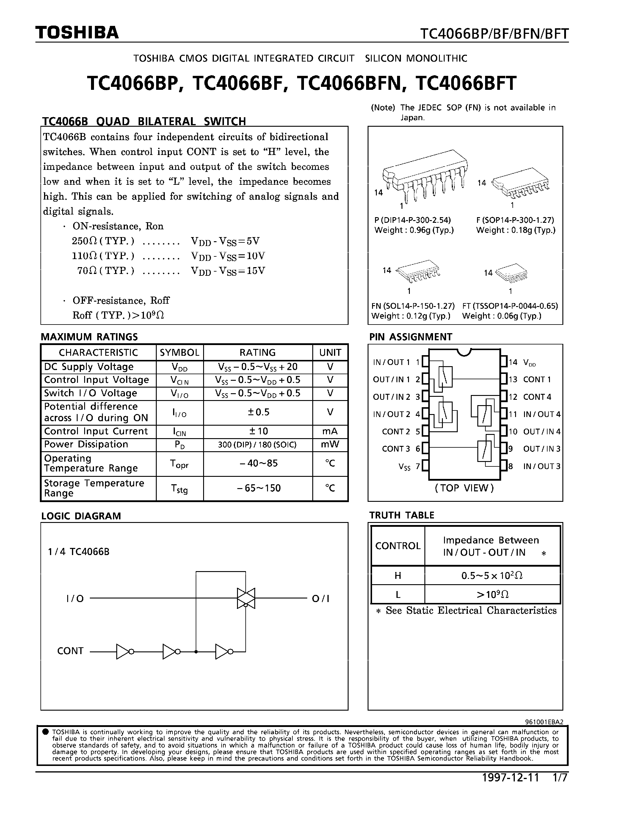 74hc4066d схема включения