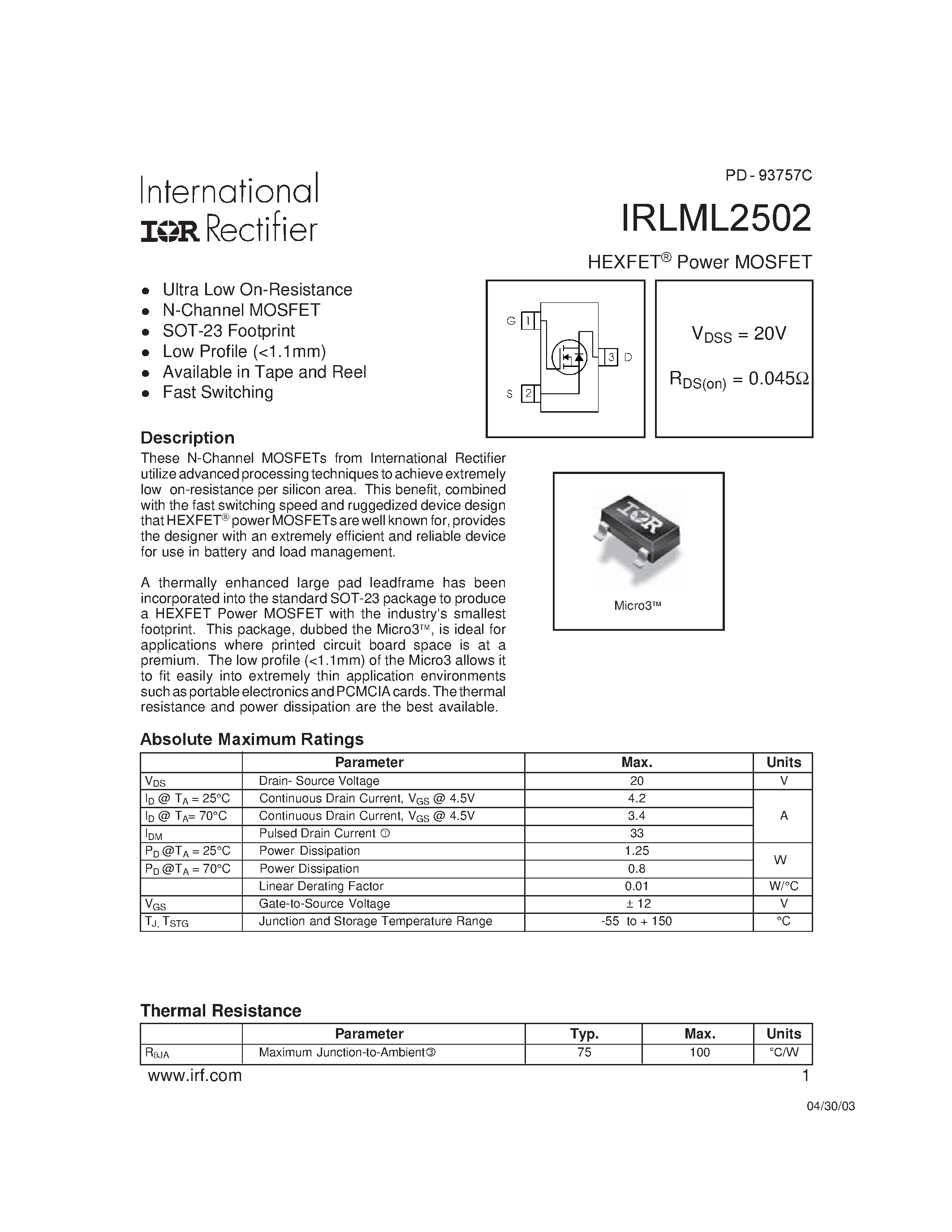 Irlml2502 схема включения