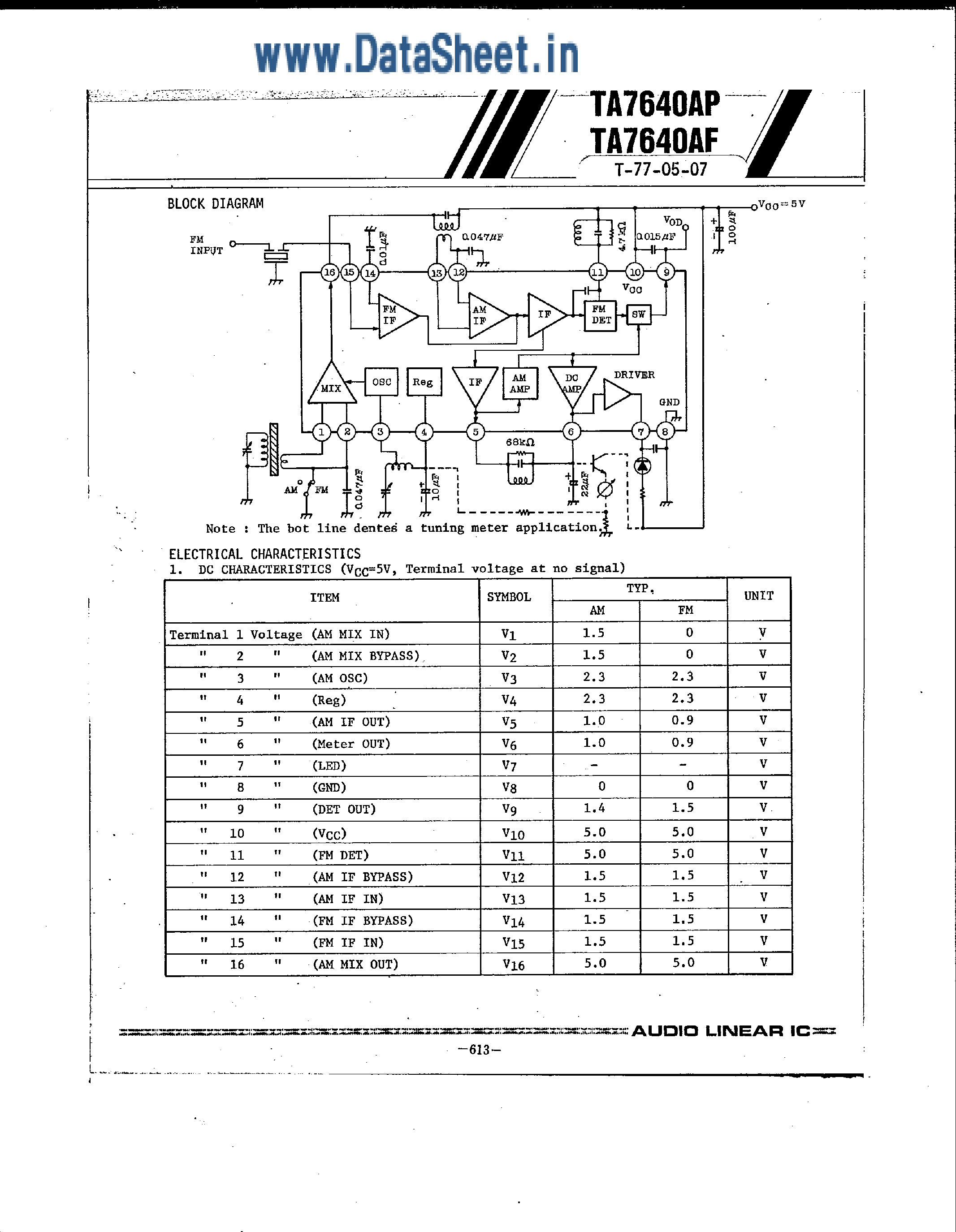 Kia7640ap схема включения