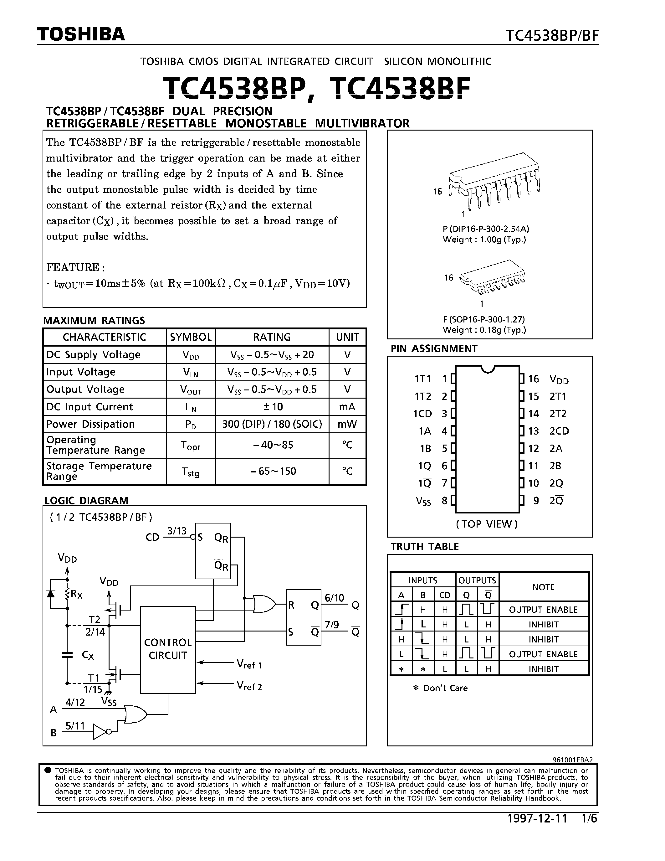 Схемы на hef4538bp