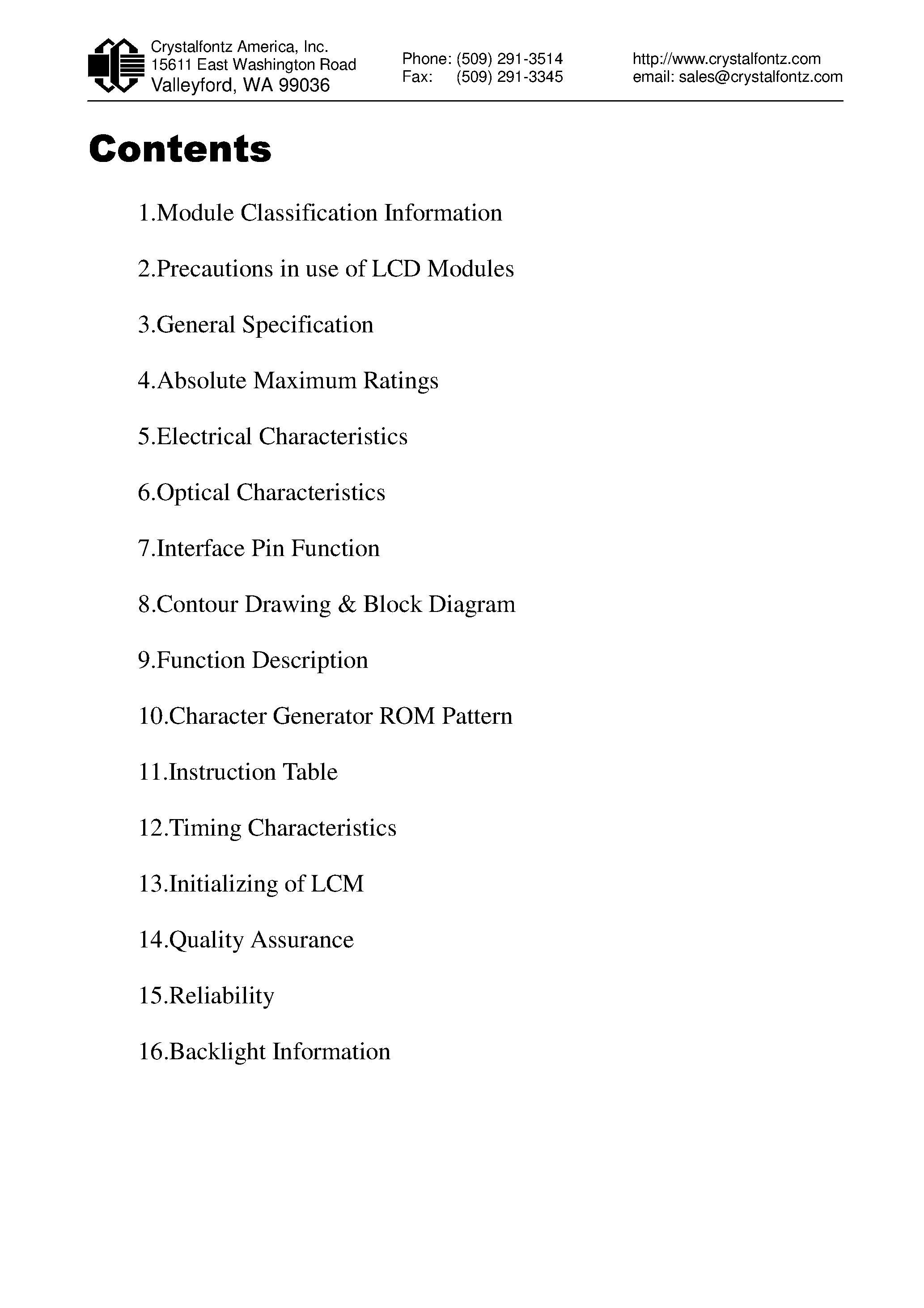 Даташит на микросхему LCD-1602A страница 2 Даташит LCD-1602A - LCD Module страница 2