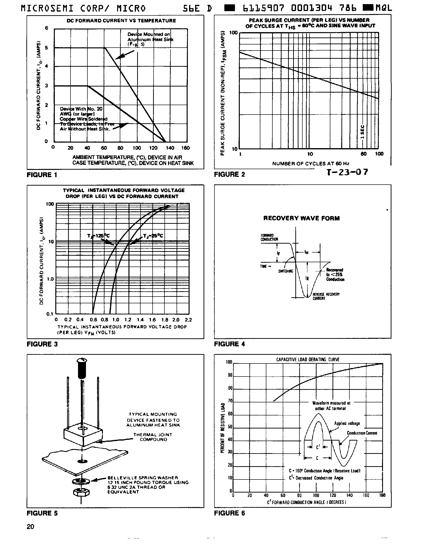 Datasheet VH048X - 5 Amp Fast Recovery Time Epoxy Bridge Rectifiers page 2