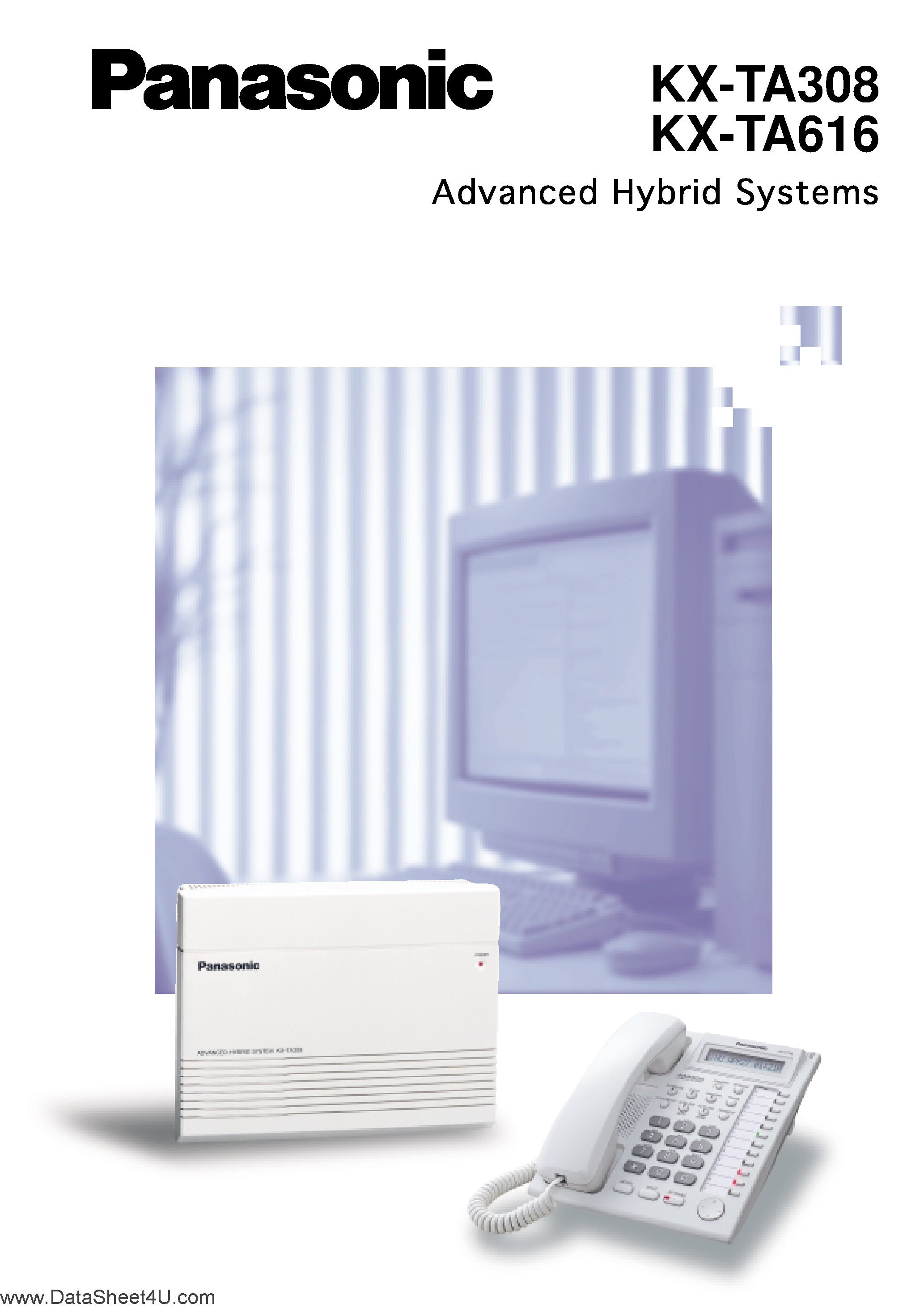 KX-TA308 даташит Panasonic техническое описание радиодетали, (KX-TA616 / KX-TA308)  Advanced Hybrid Systems описание на русском аналог микросхема