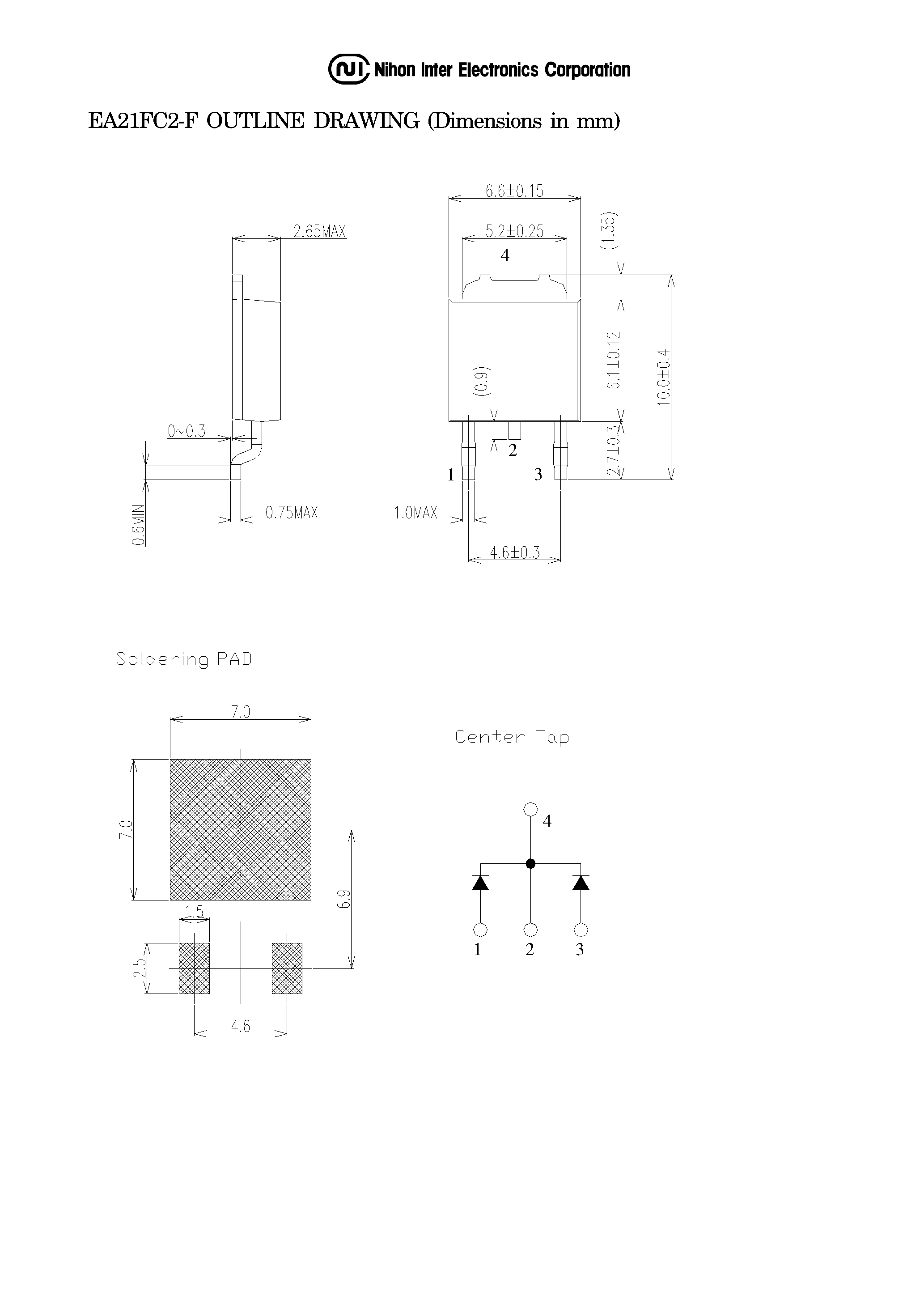 Даташит EA21FC2-F - Fast Recovery Diodes страница 2