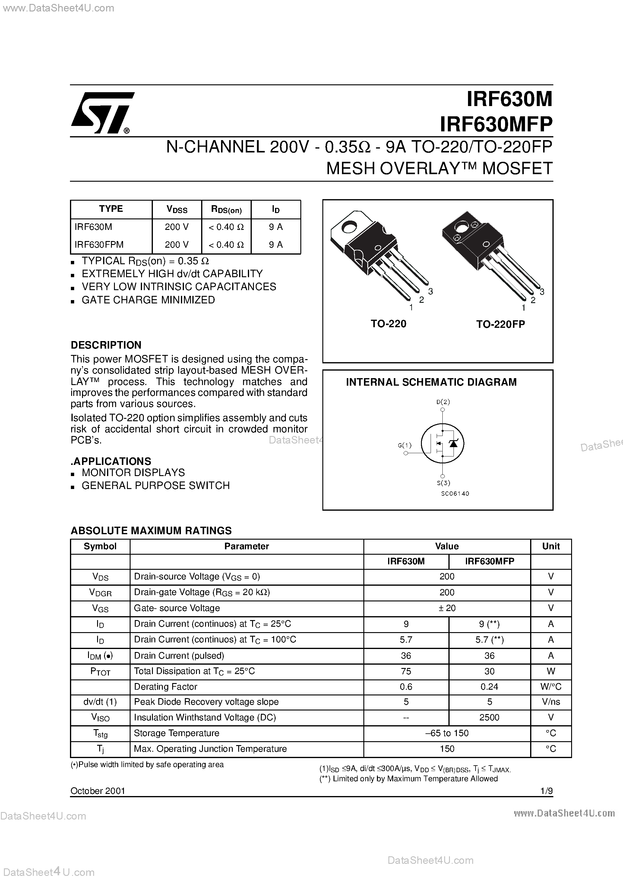 Irf630 схемы применения