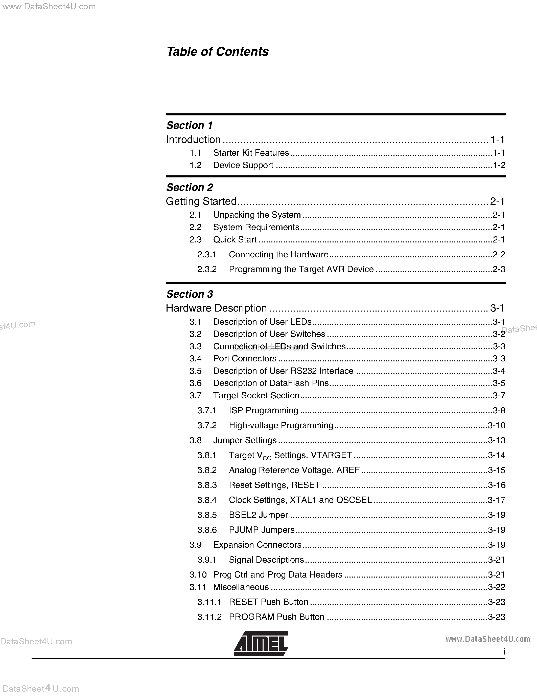 Datasheet STK500 - Avr Professional Dev System page 2