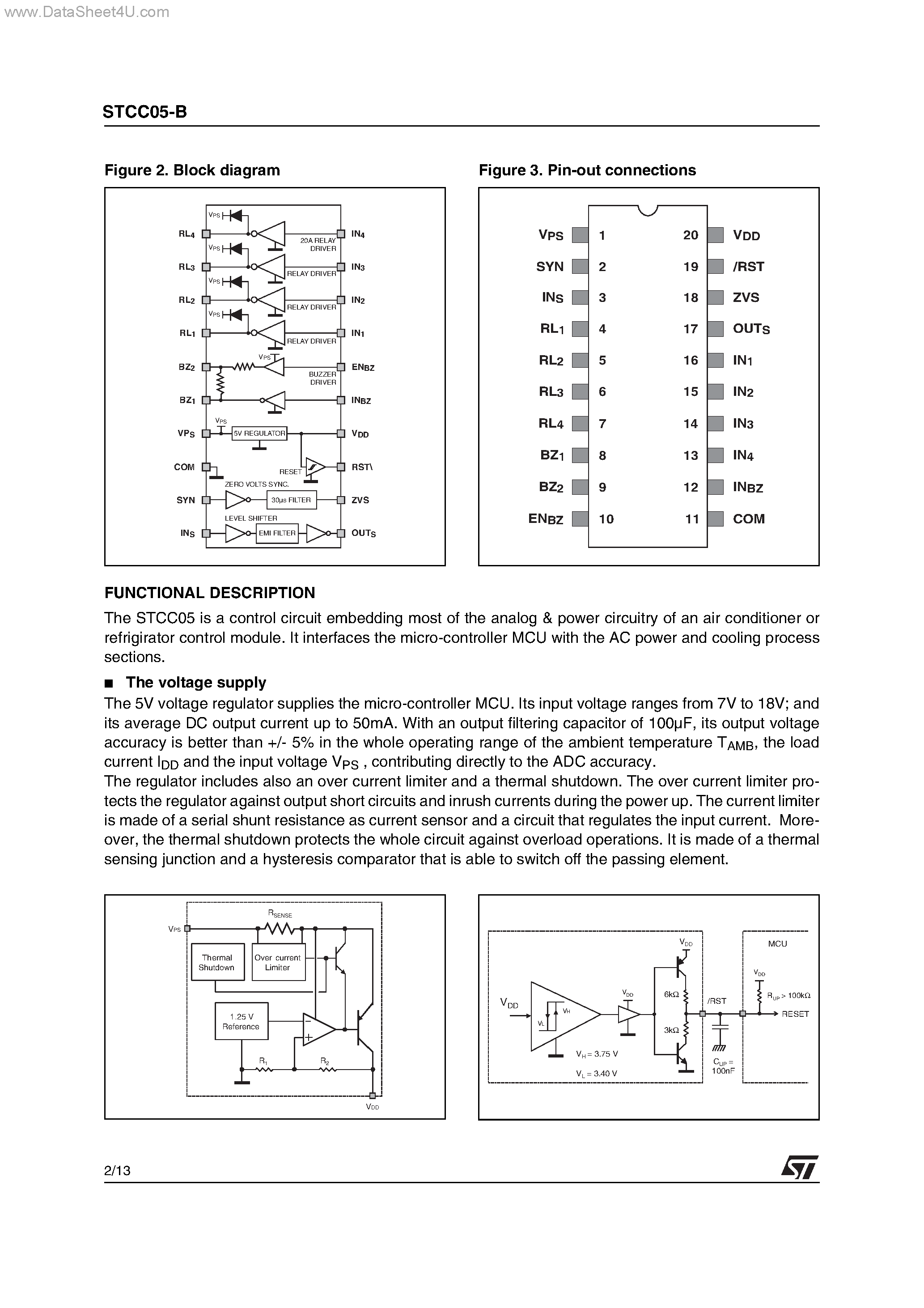 Datasheet STCC05-B - HOME APPLIANCE CONTROL CIRCUIT page 2