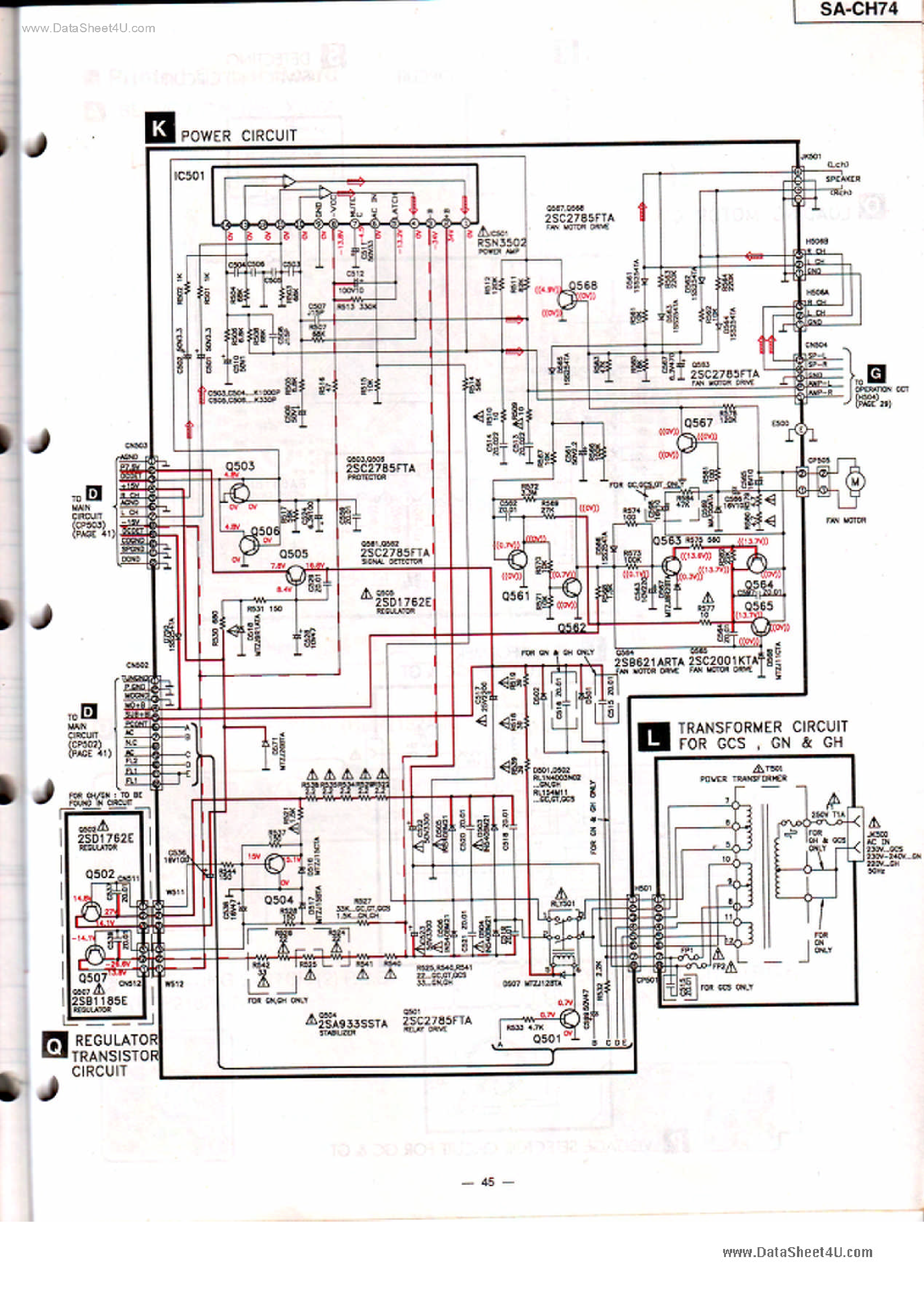 Panasonic sa ch34 схема