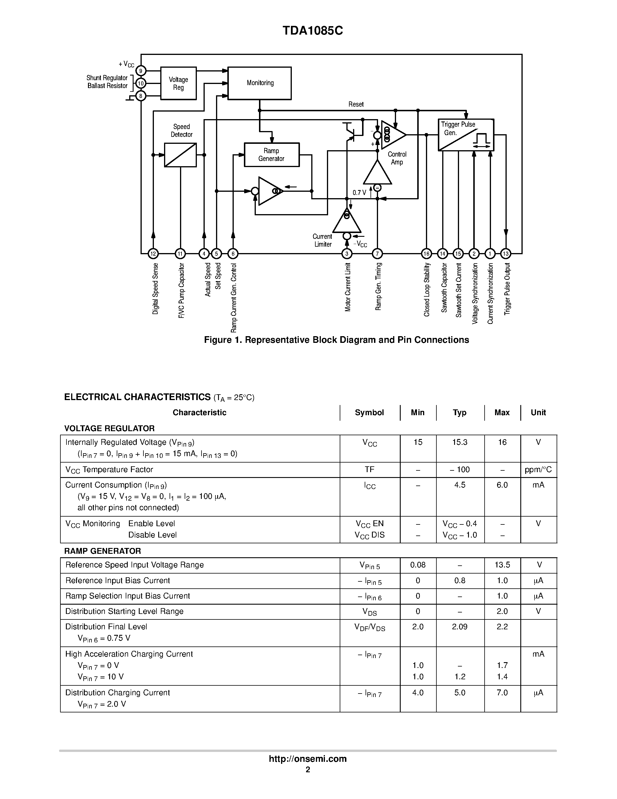 Tda1085c схема включения