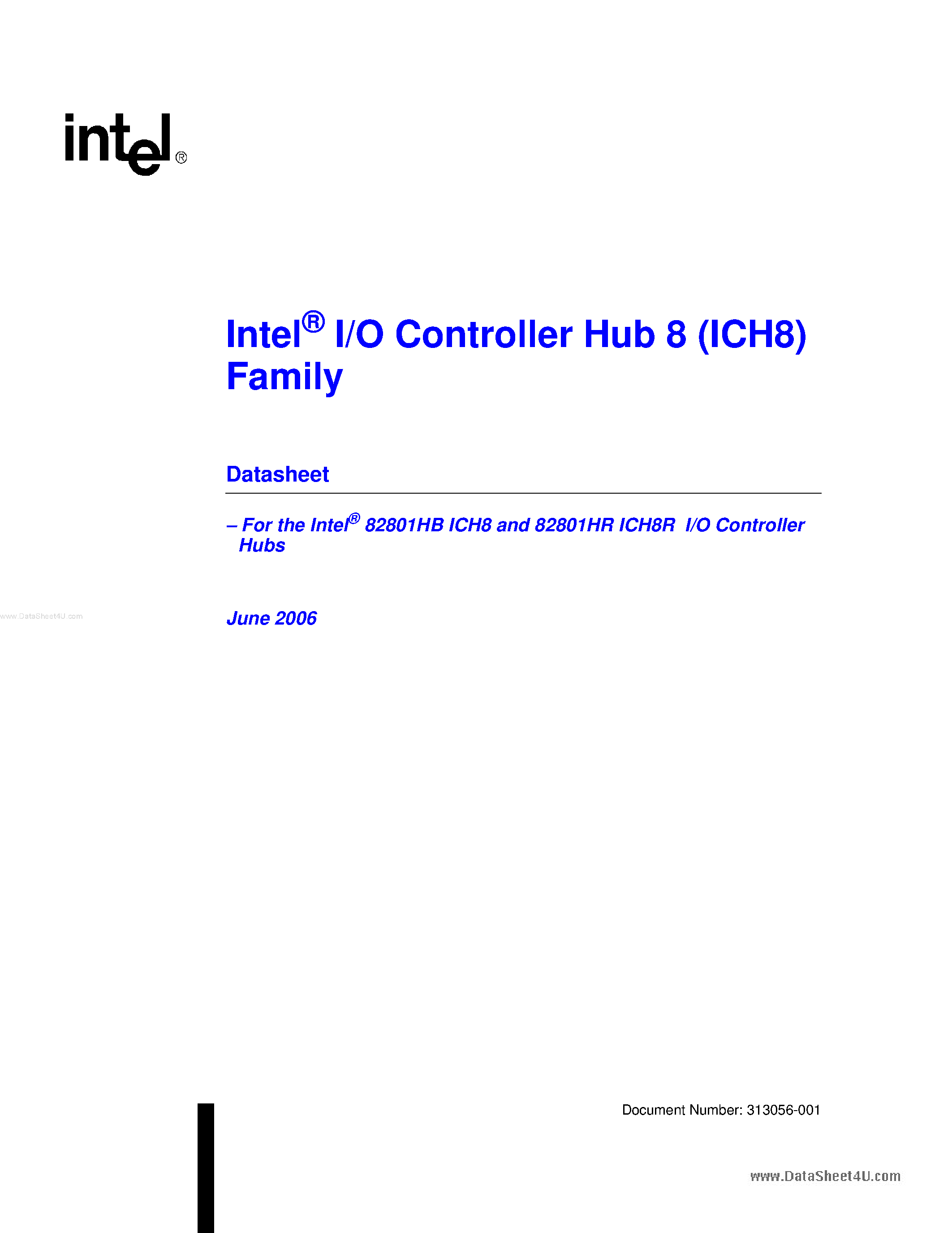 Datasheet NH82801HB - I/O Controller Hub 8 page 1