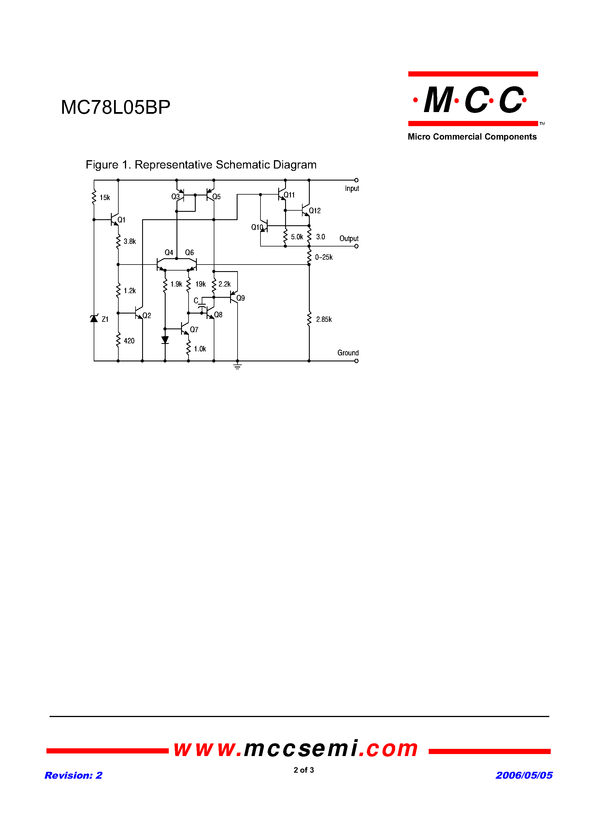 Даташит MC78L05BP - Three-Terminal Low Current Positive Voltage Regulator страница 2