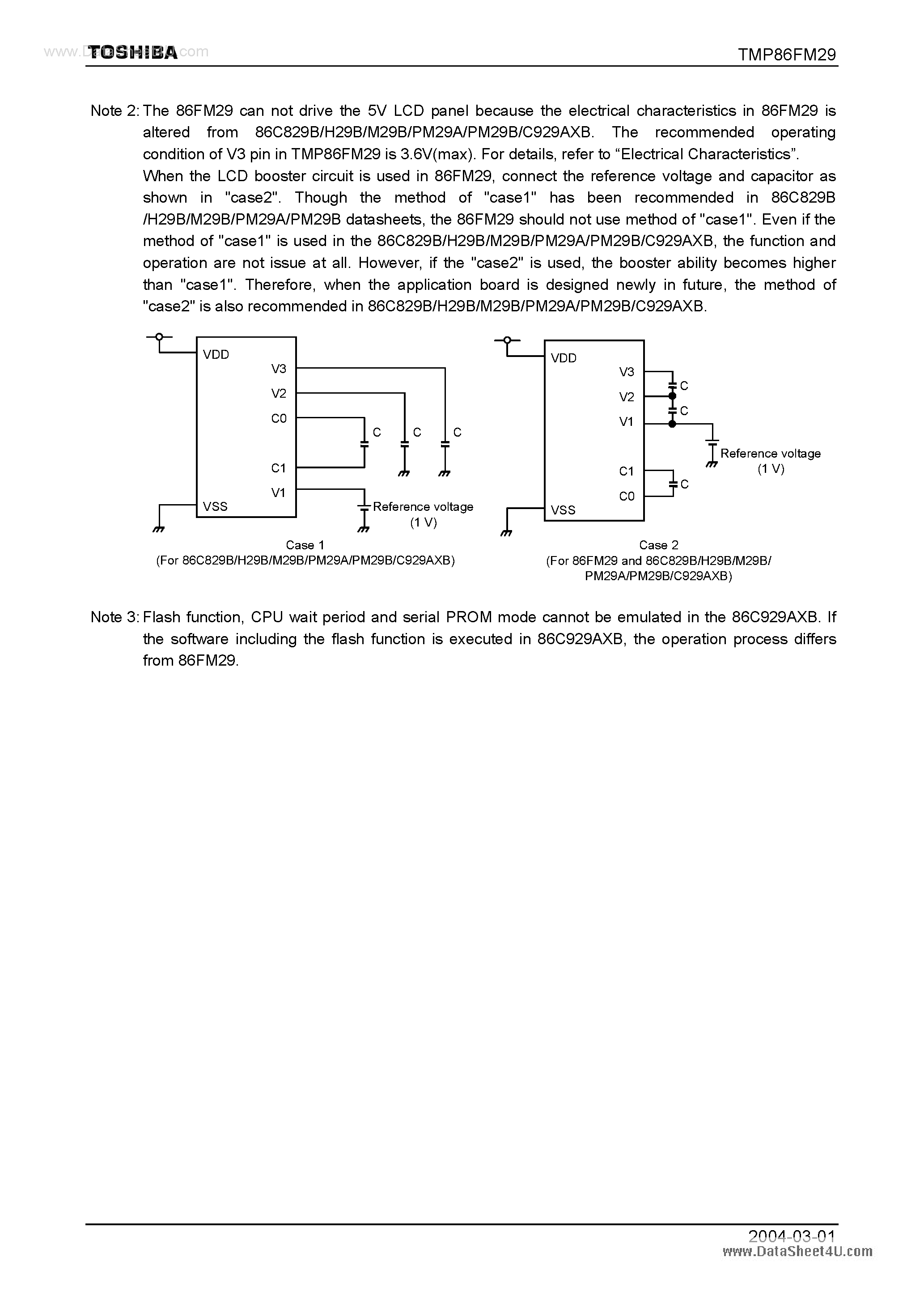 Datasheet TMP86C29B - (TMP86Cx29B) CMOS 8-Bit Microcontroller page 2