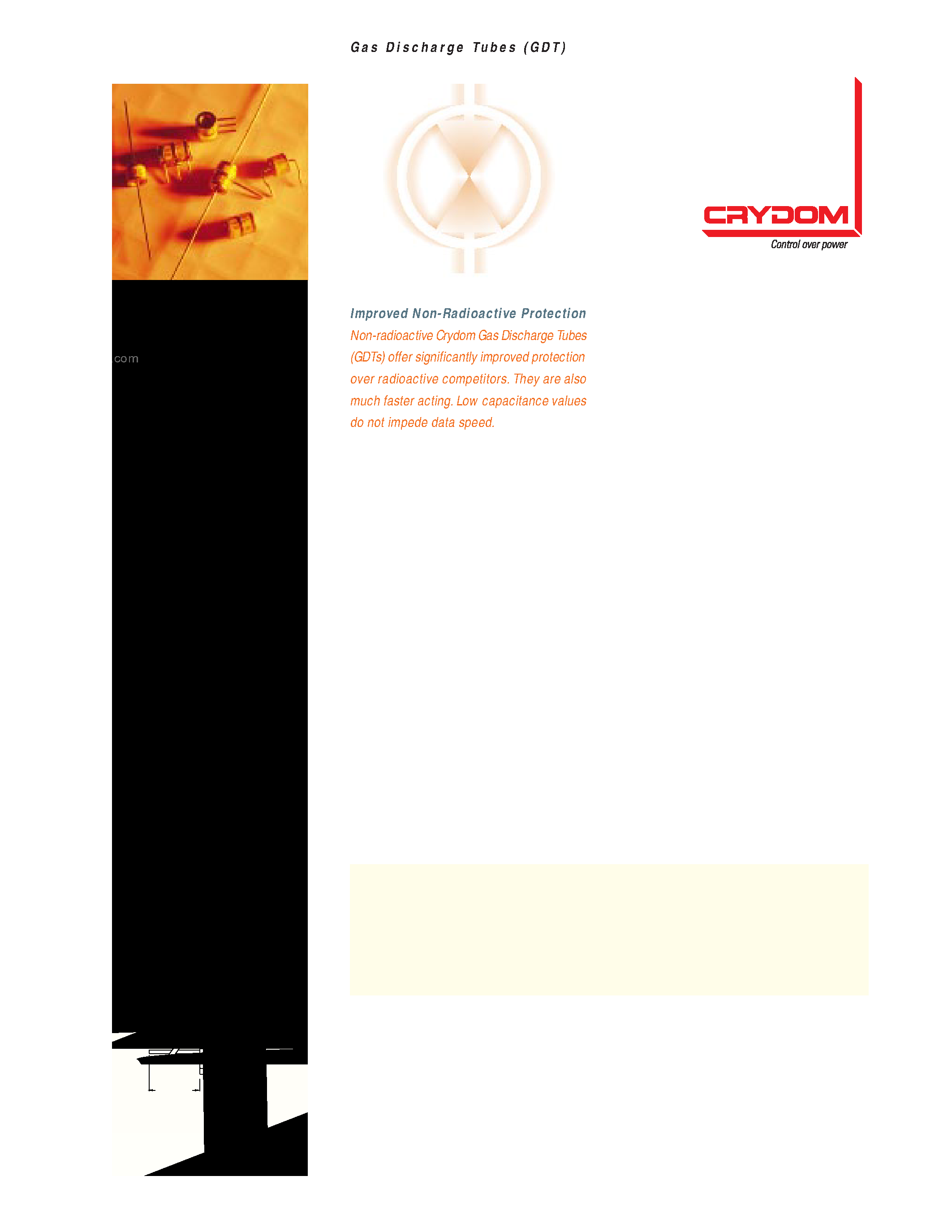 Datasheet SL1021 - Medium / Heavy Duty Arrester Series page 1