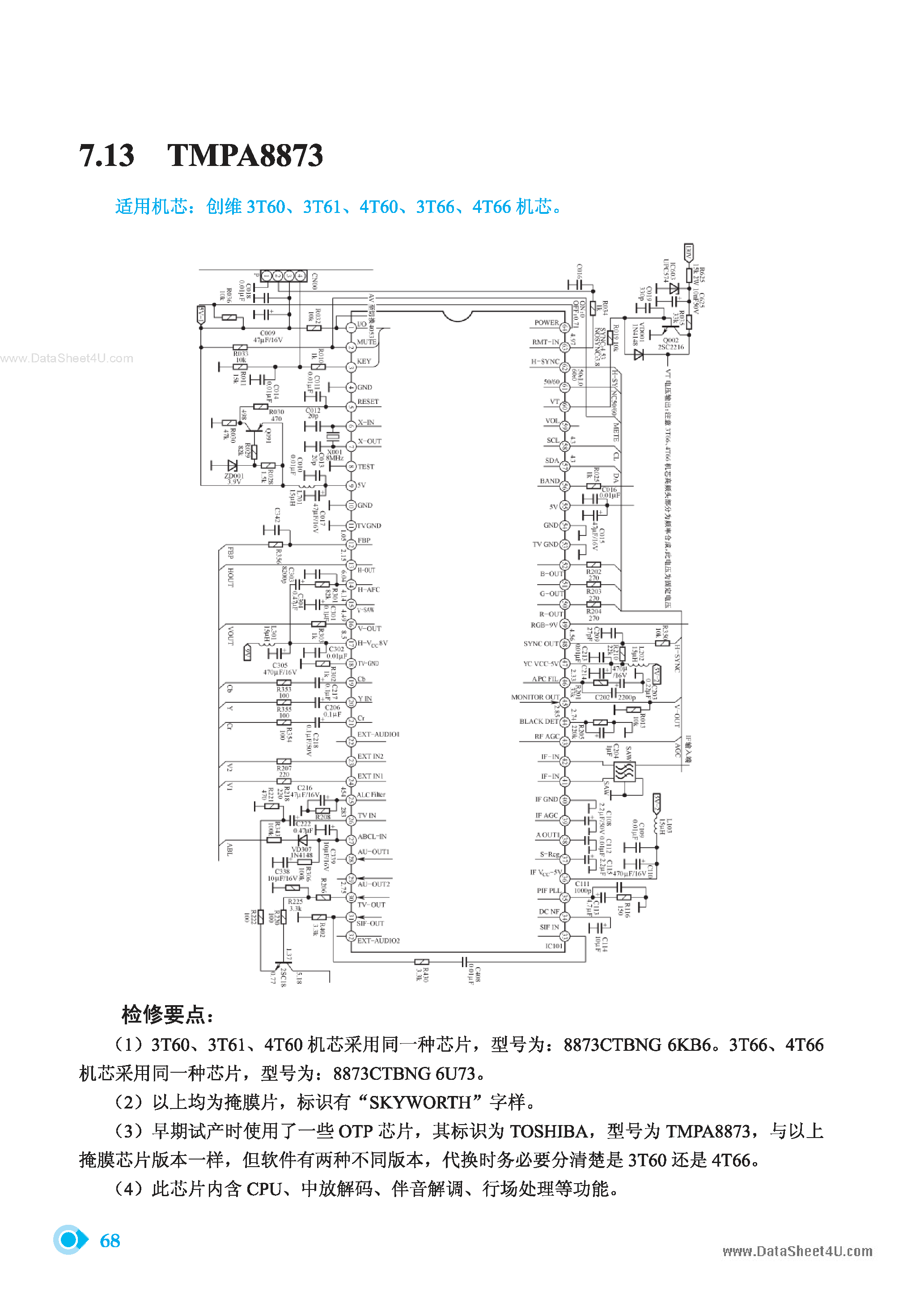 Datasheet TMPA8873 - TMPA8873 page 1